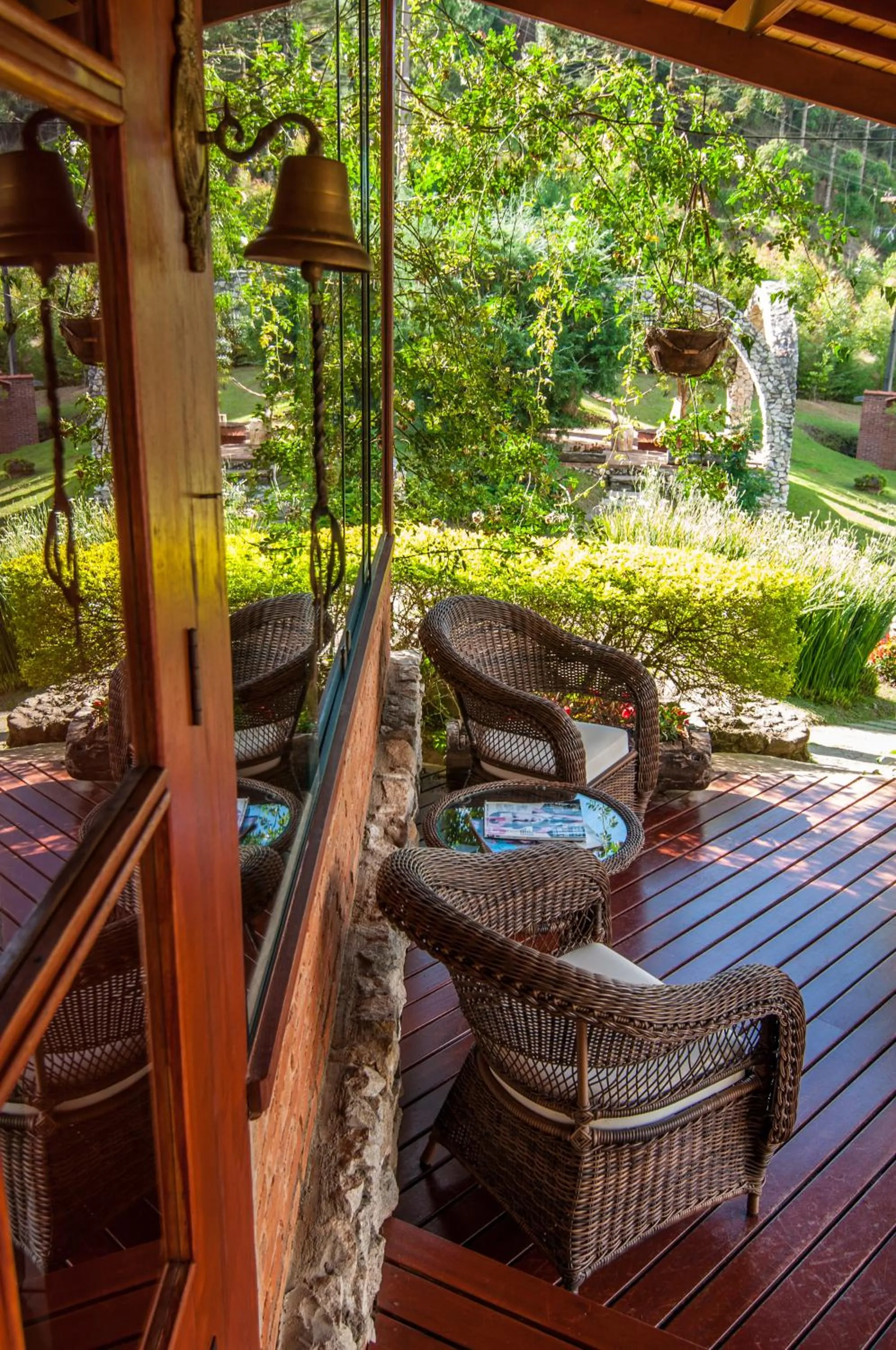 Balcony/Terrace in Pousada Cantinho das Estrelas