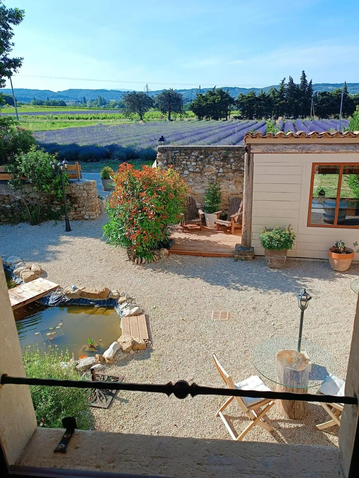 View (from property/room) in Mas de l'Amme