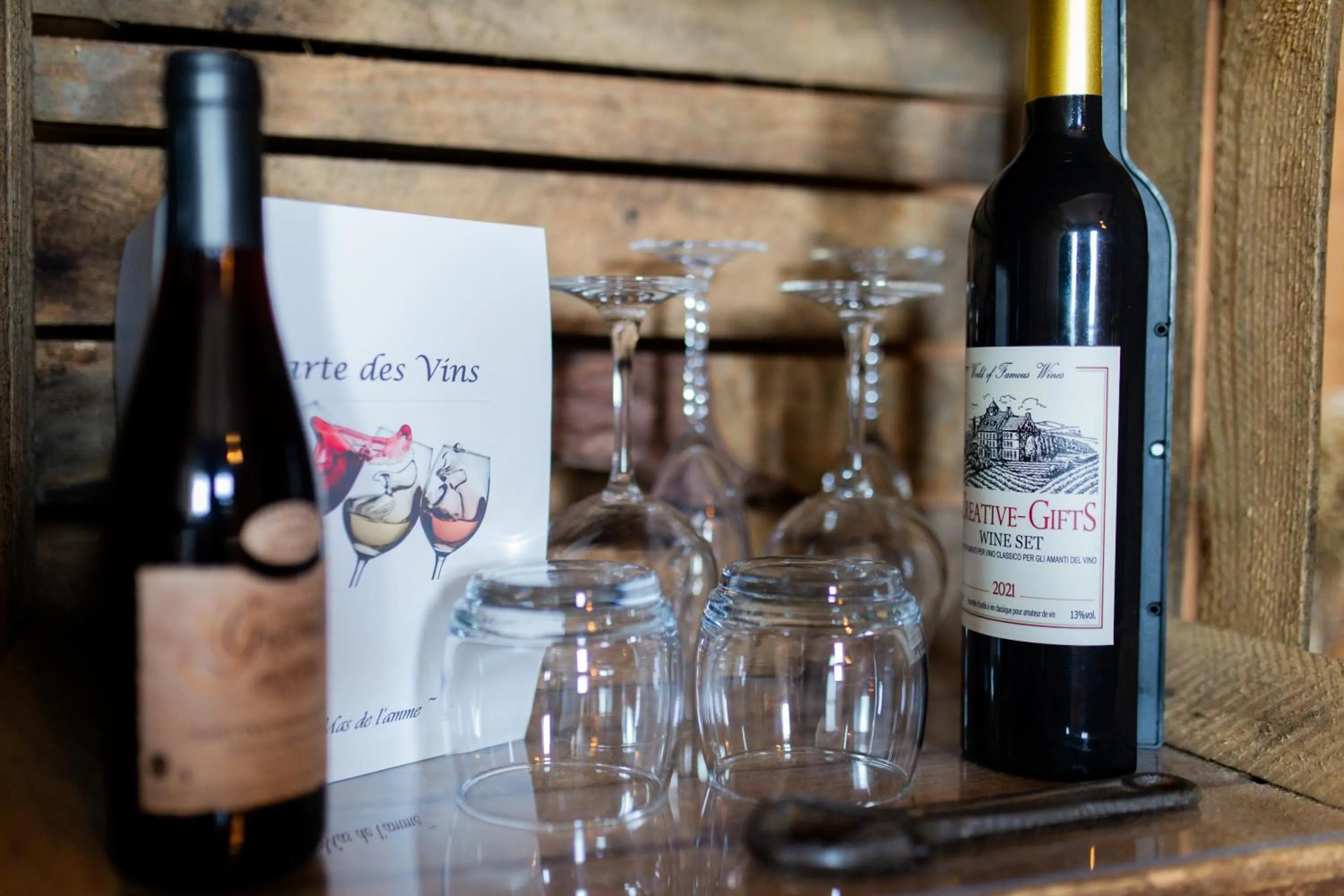 Alcoholic drinks in Mas de l'Amme