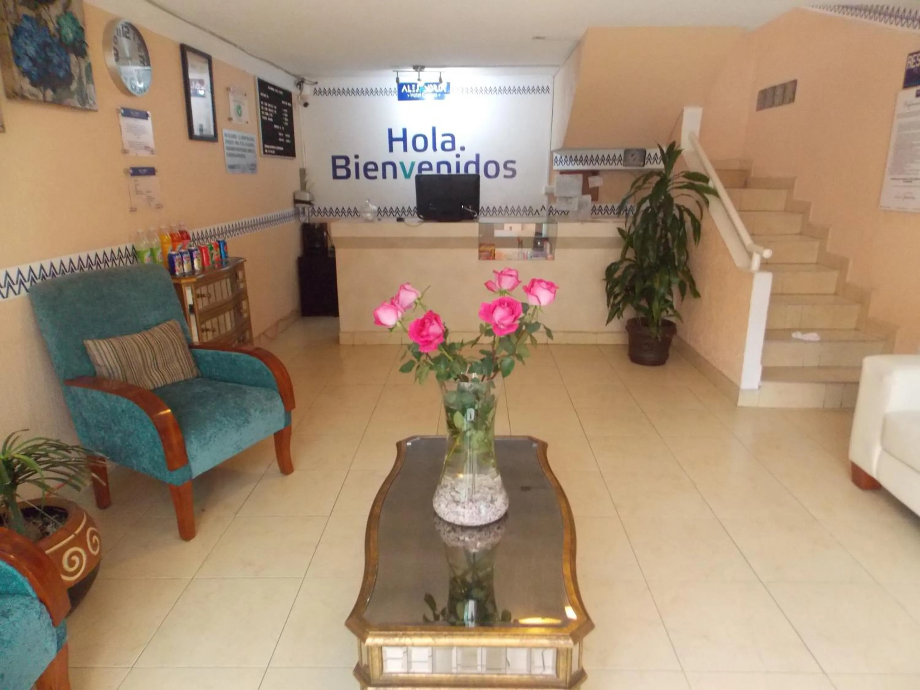 Lobby or reception in Hotel Express Alejandría