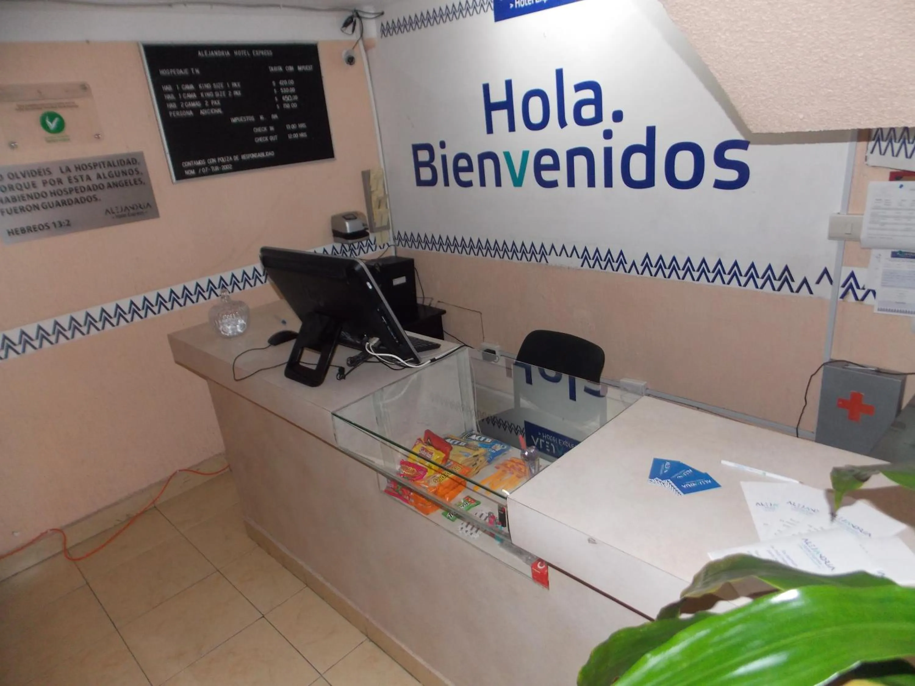 Lobby or reception in Hotel Express Alejandría