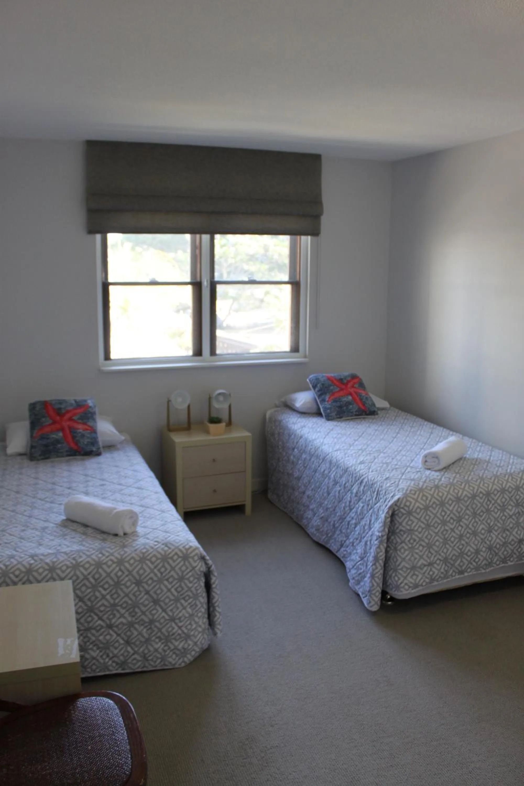 Bed in Camargue Beachfront Apartments