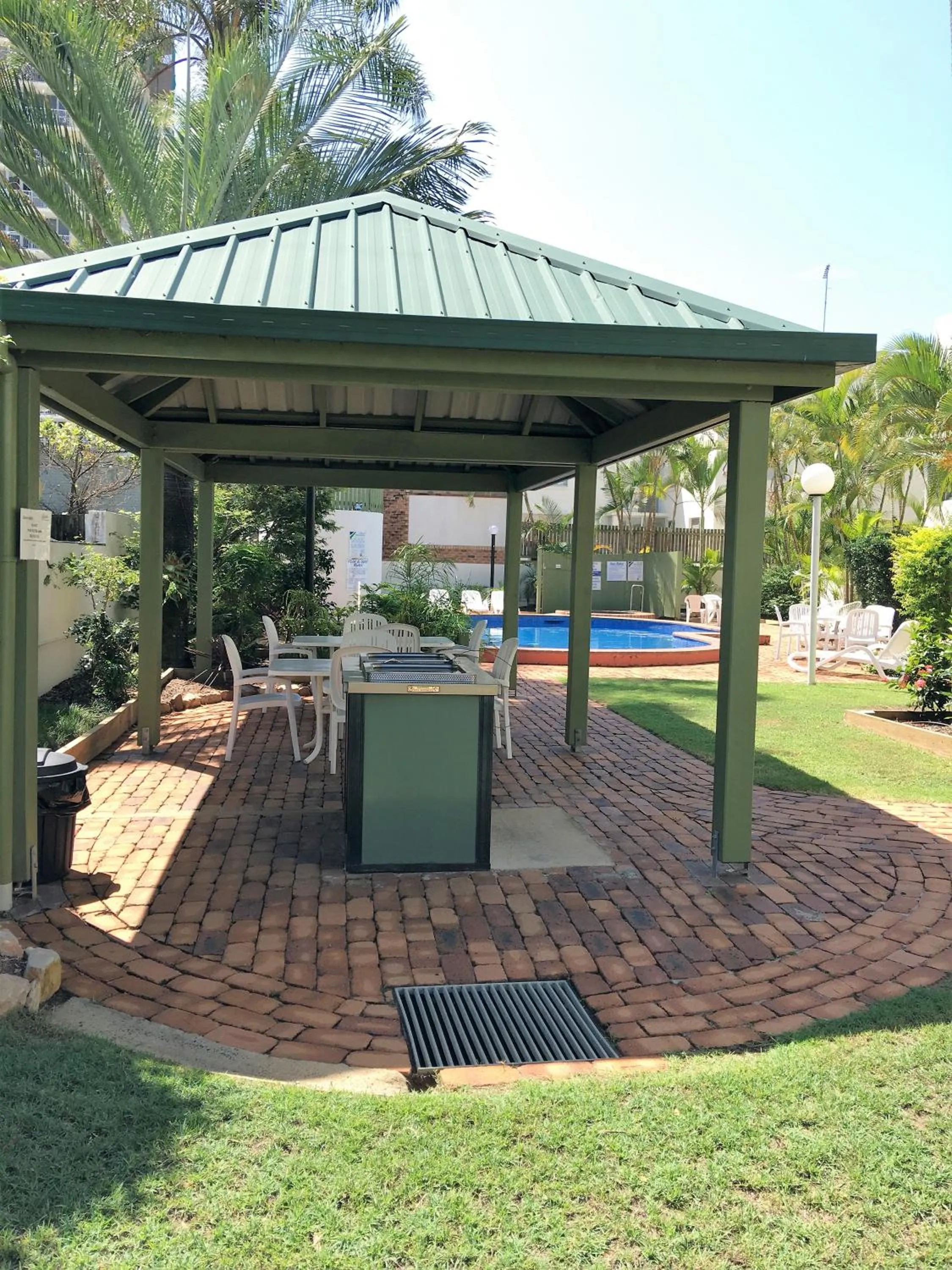 BBQ facilities in Camargue Beachfront Apartments