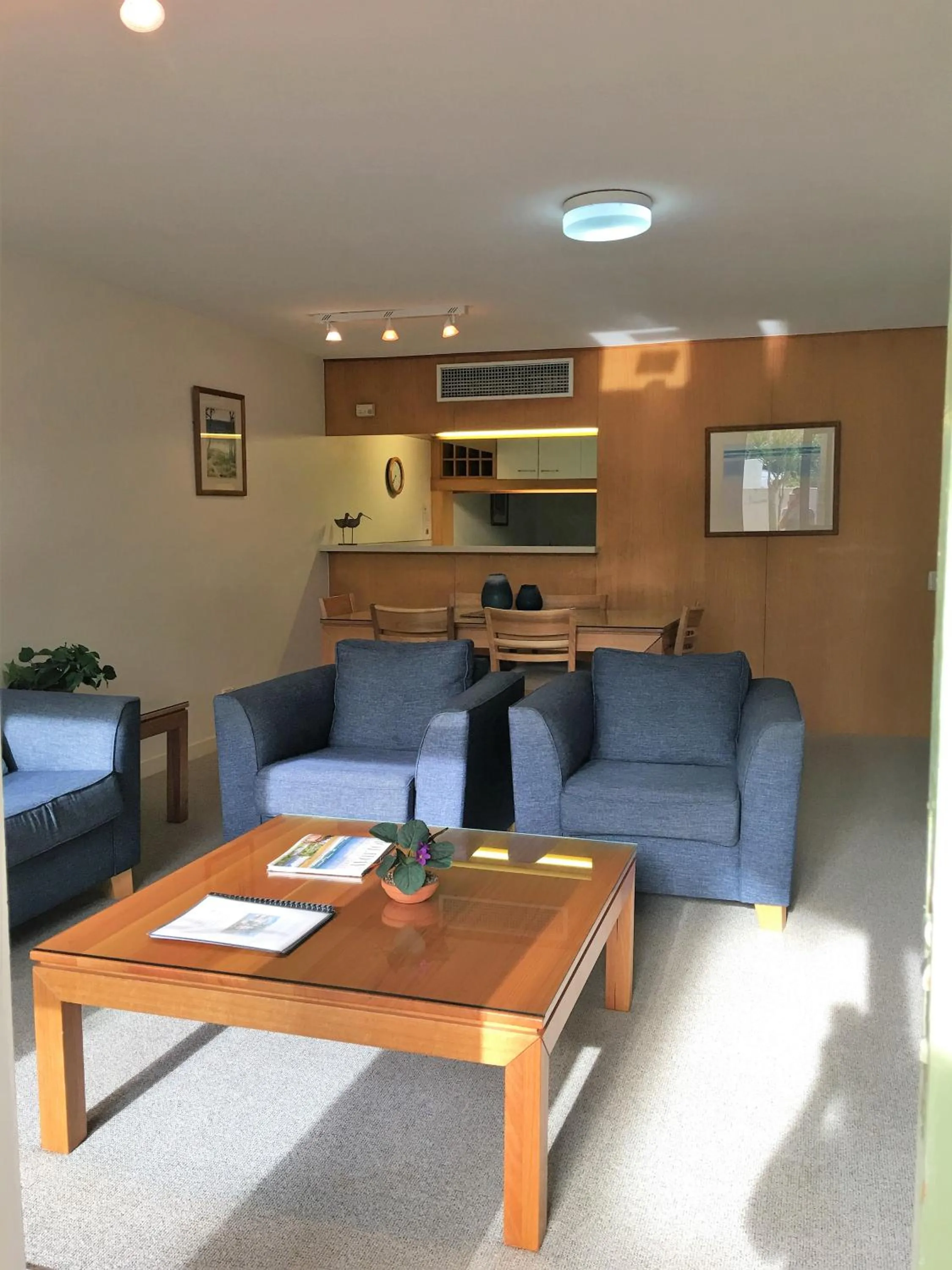 Living room in Camargue Beachfront Apartments