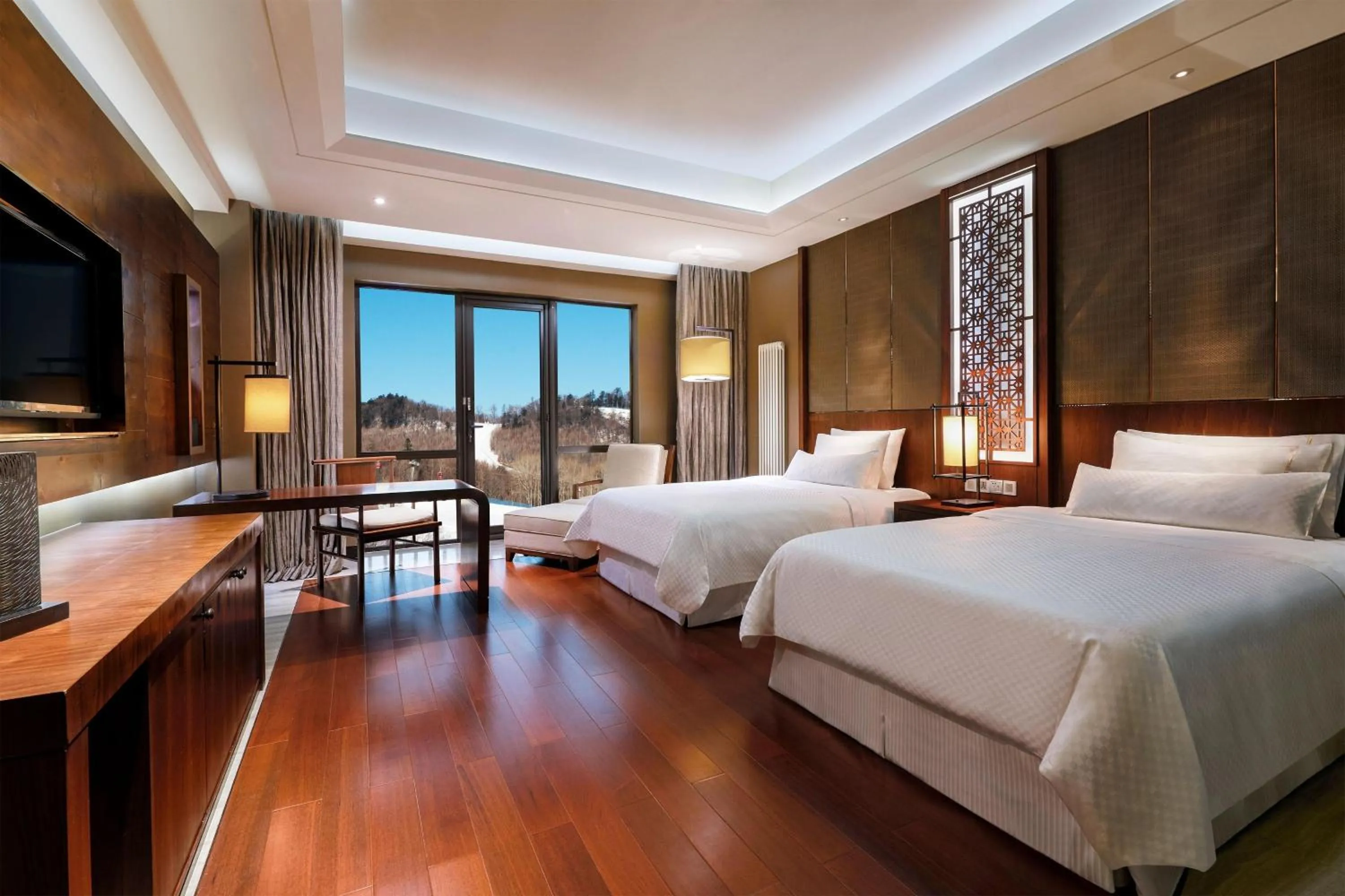 Bedroom, Bed in The Westin Changbaishan Resort