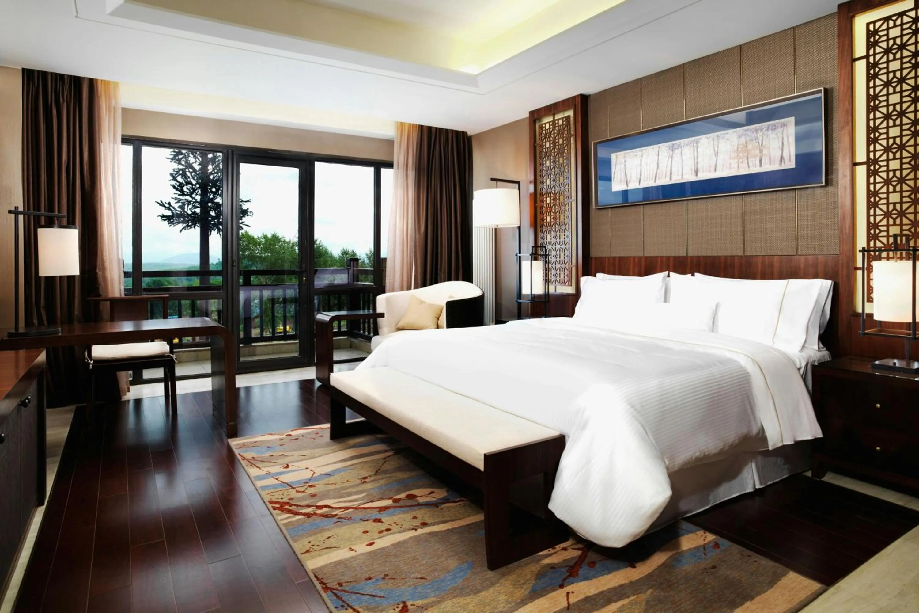 Photo of the whole room, Bed in The Westin Changbaishan Resort