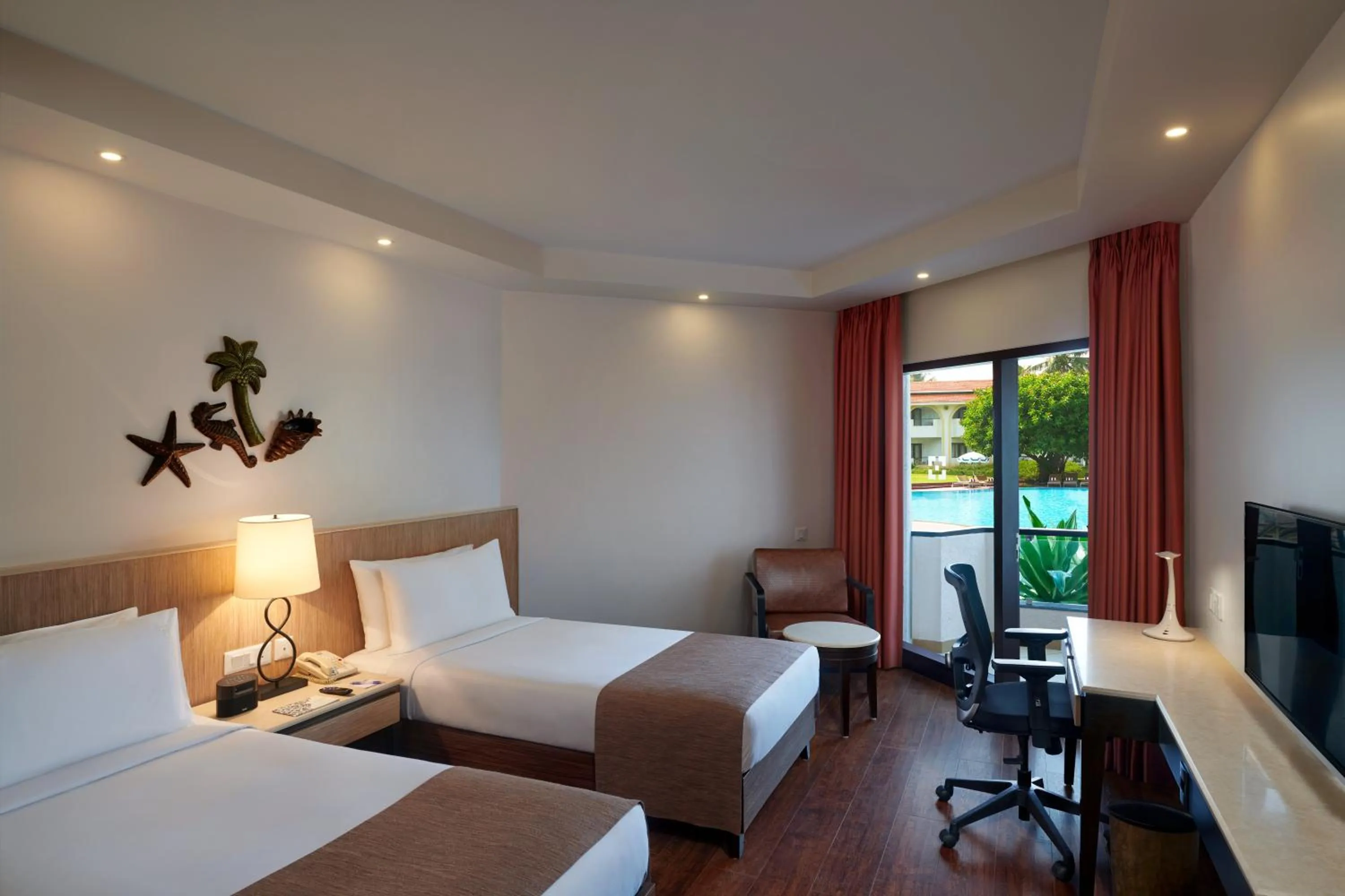 Photo of the whole room, Bed in Holiday Inn Resort Goa by IHG