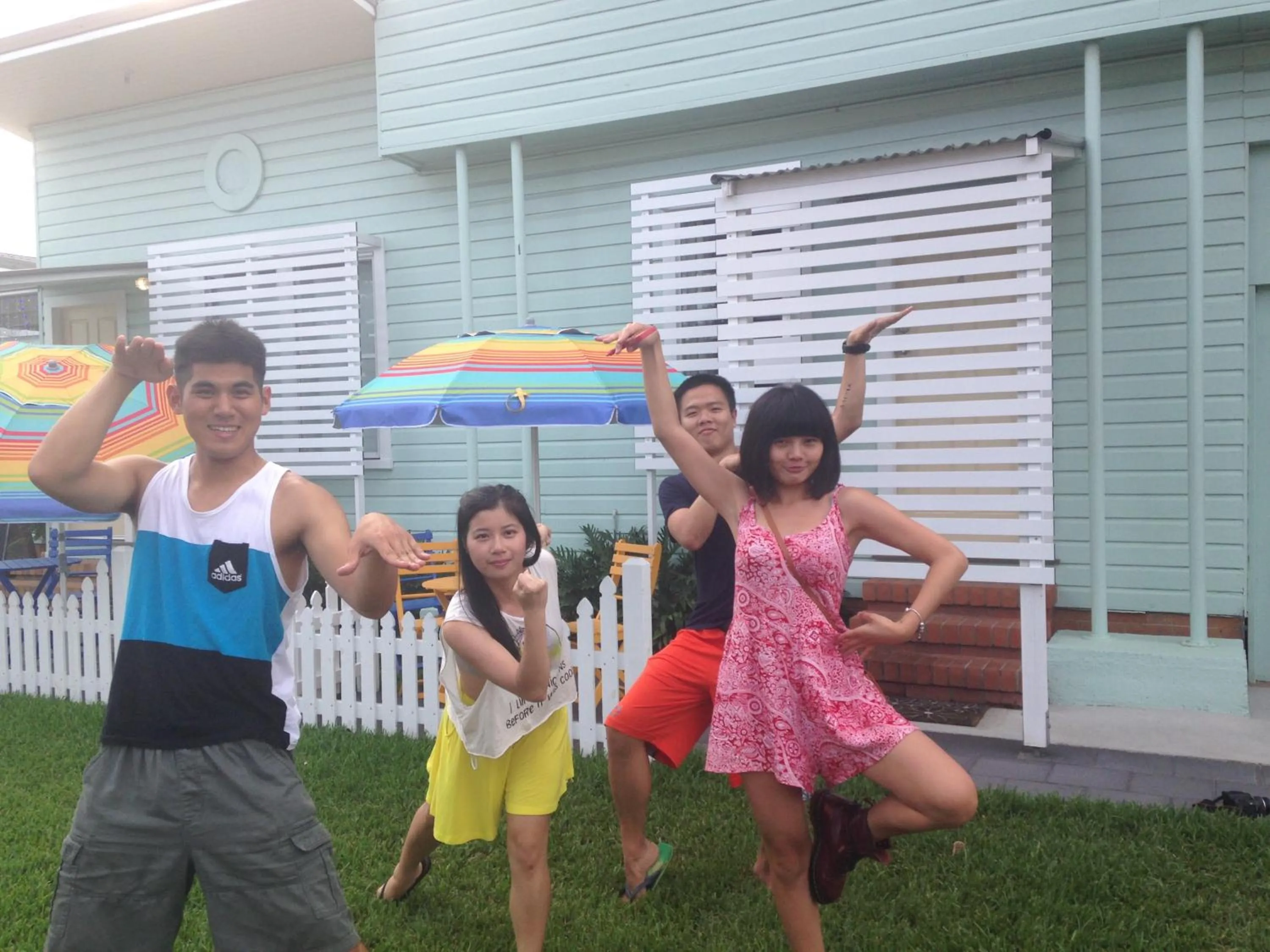 People in La Costa Beachside Motel