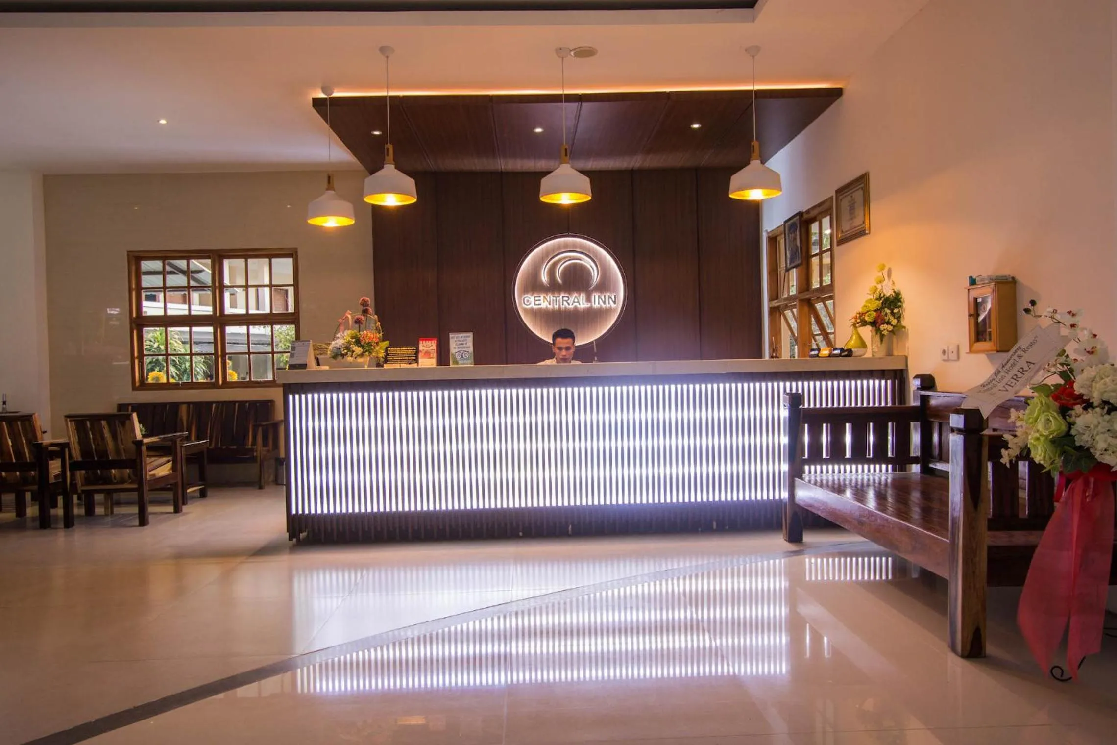 Lobby or reception in Central Inn Senggigi