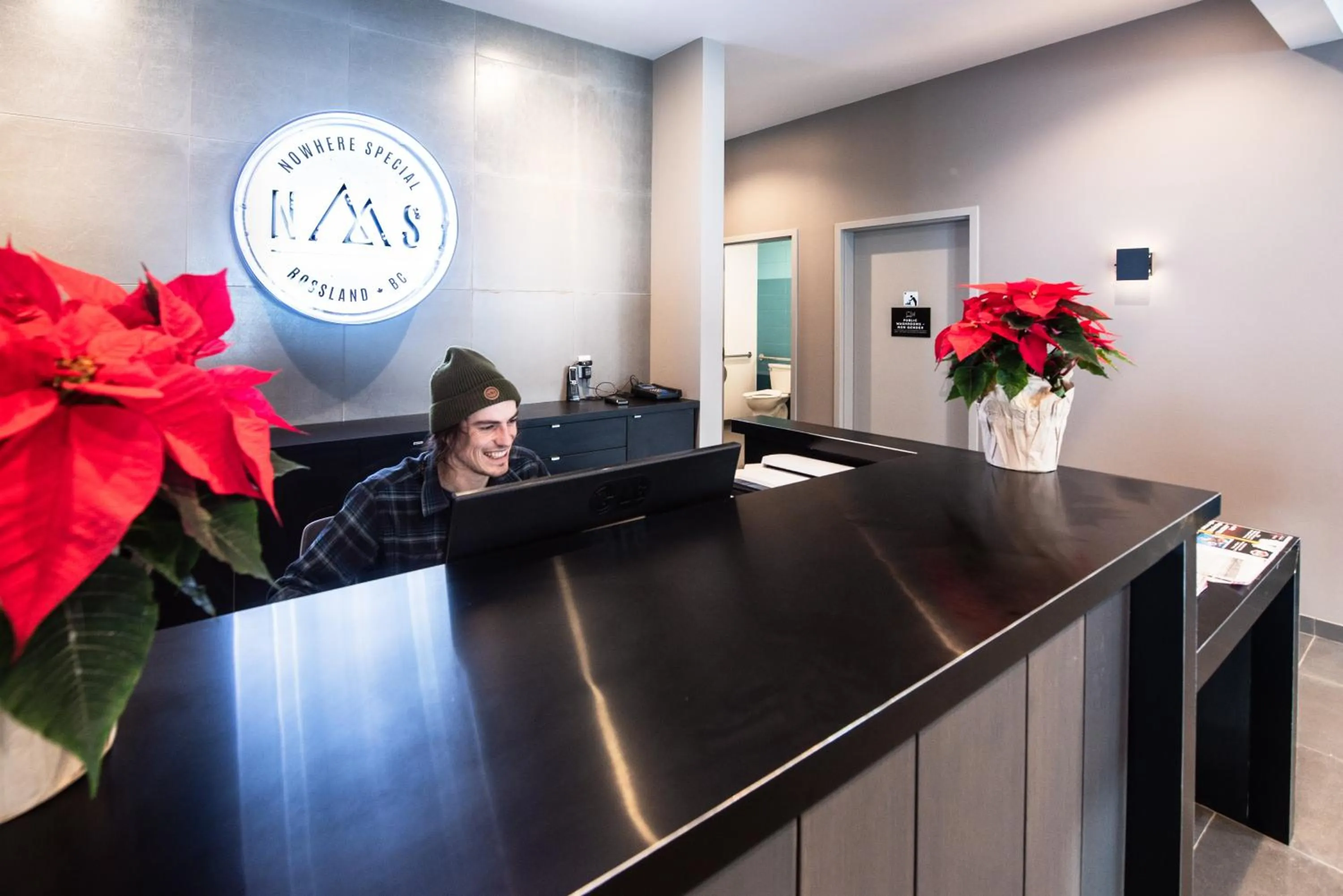 Staff in Nowhere Special Hostel