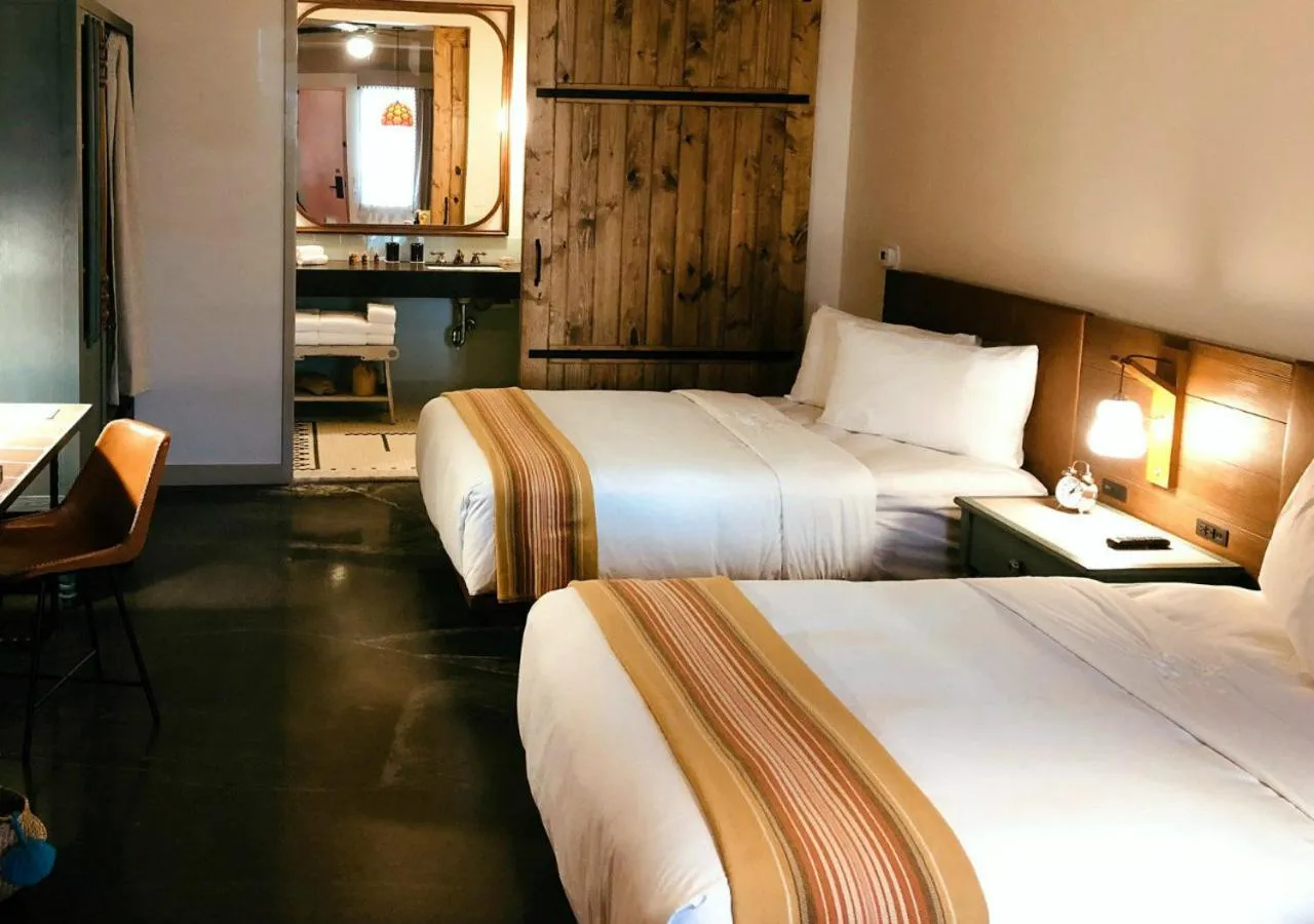 Bedroom, Bed in Texican Court, by Valencia Hotel Collection