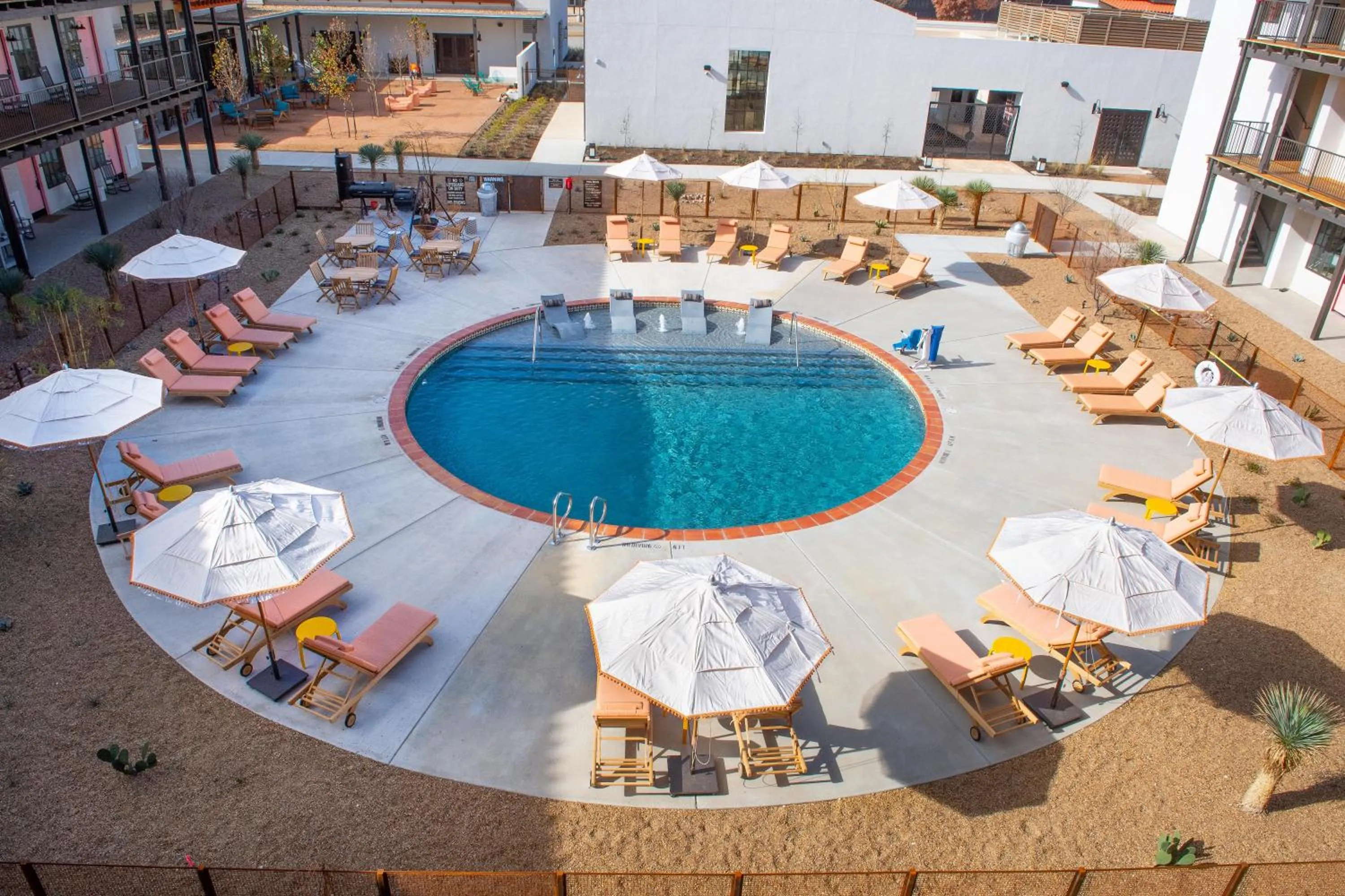 Property building in Texican Court, by Valencia Hotel Collection