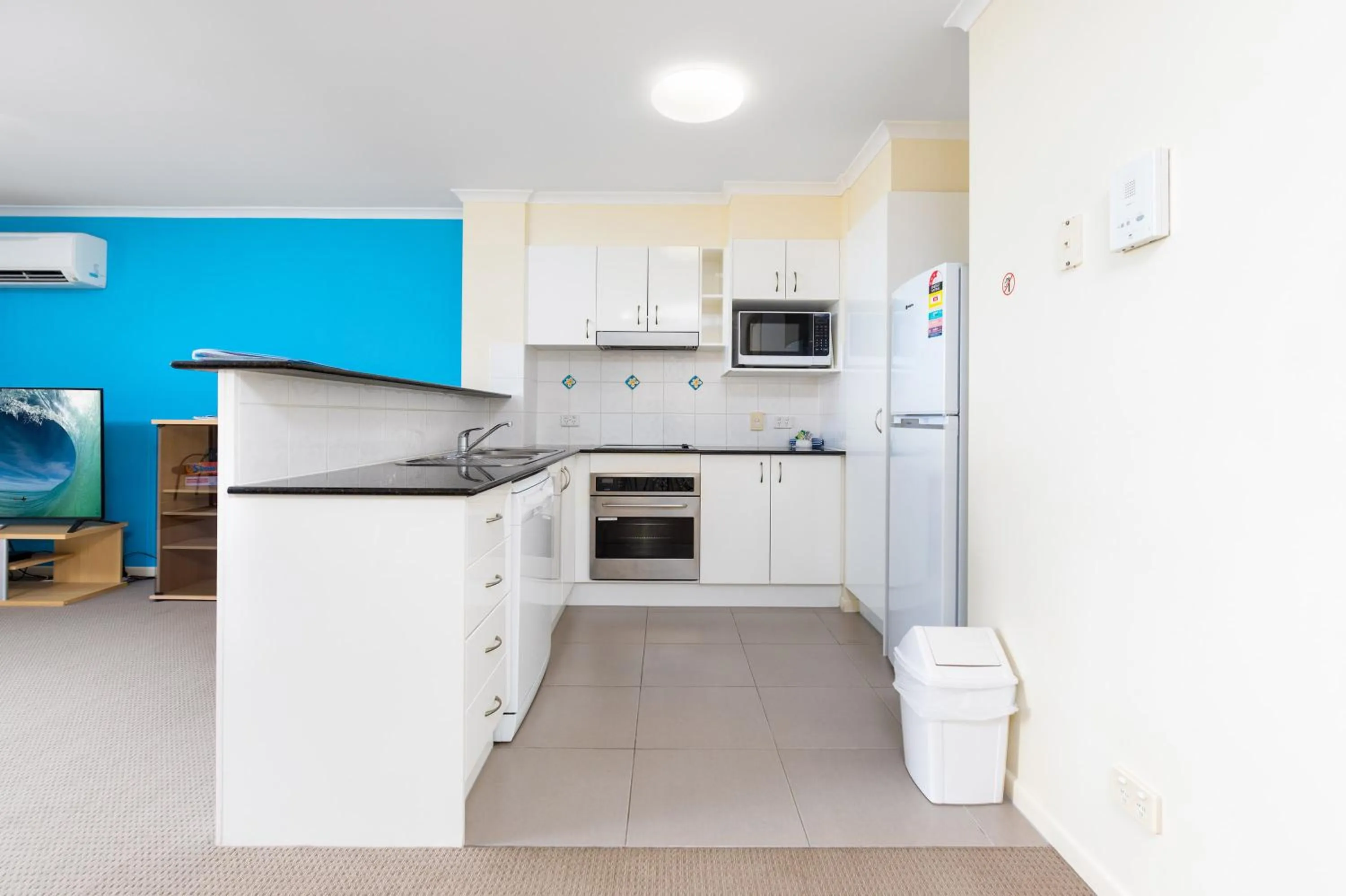 Kitchen or kitchenette in Marcoola Beach Resort