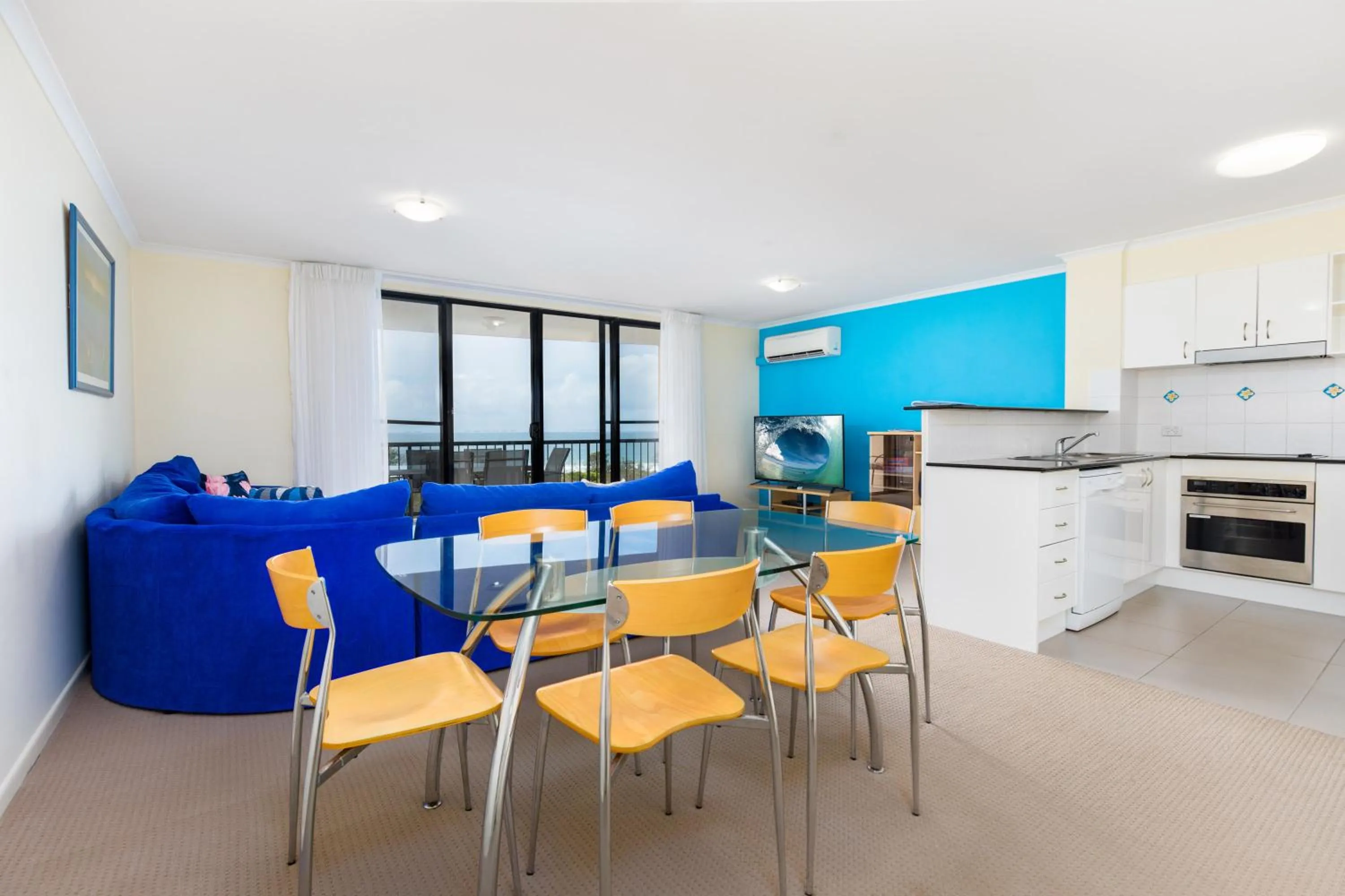 Living room in Marcoola Beach Resort