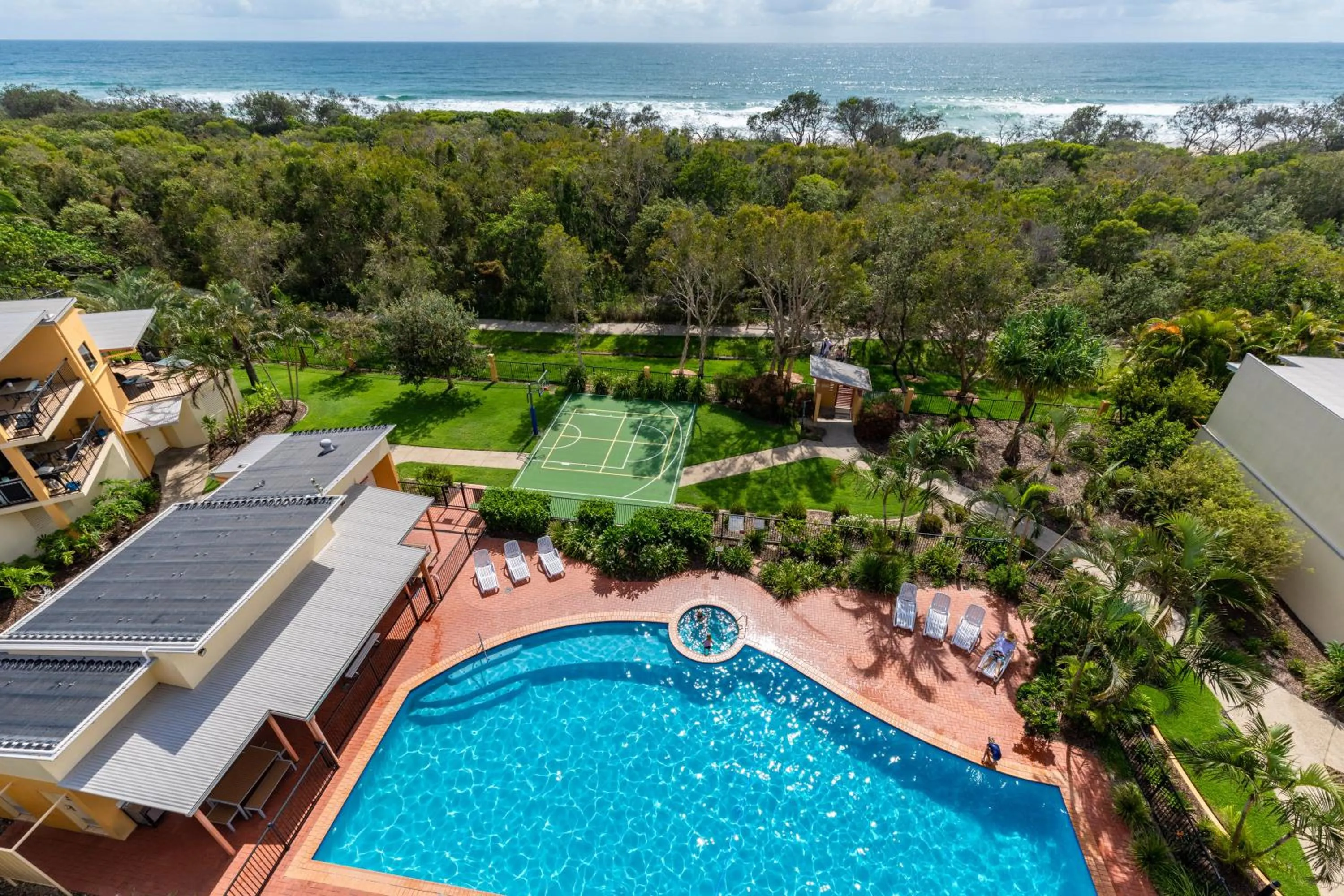 Bird's eye view in Marcoola Beach Resort