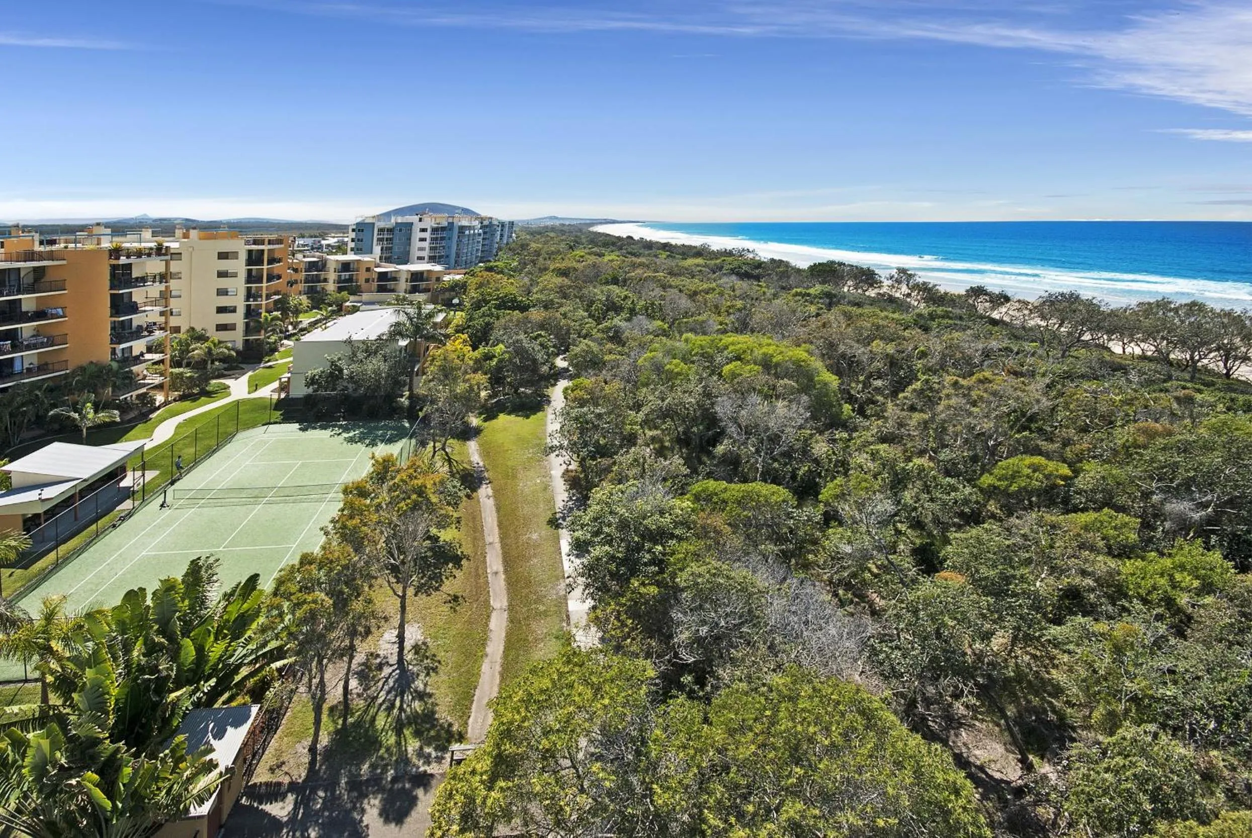 Bird's eye view in Marcoola Beach Resort