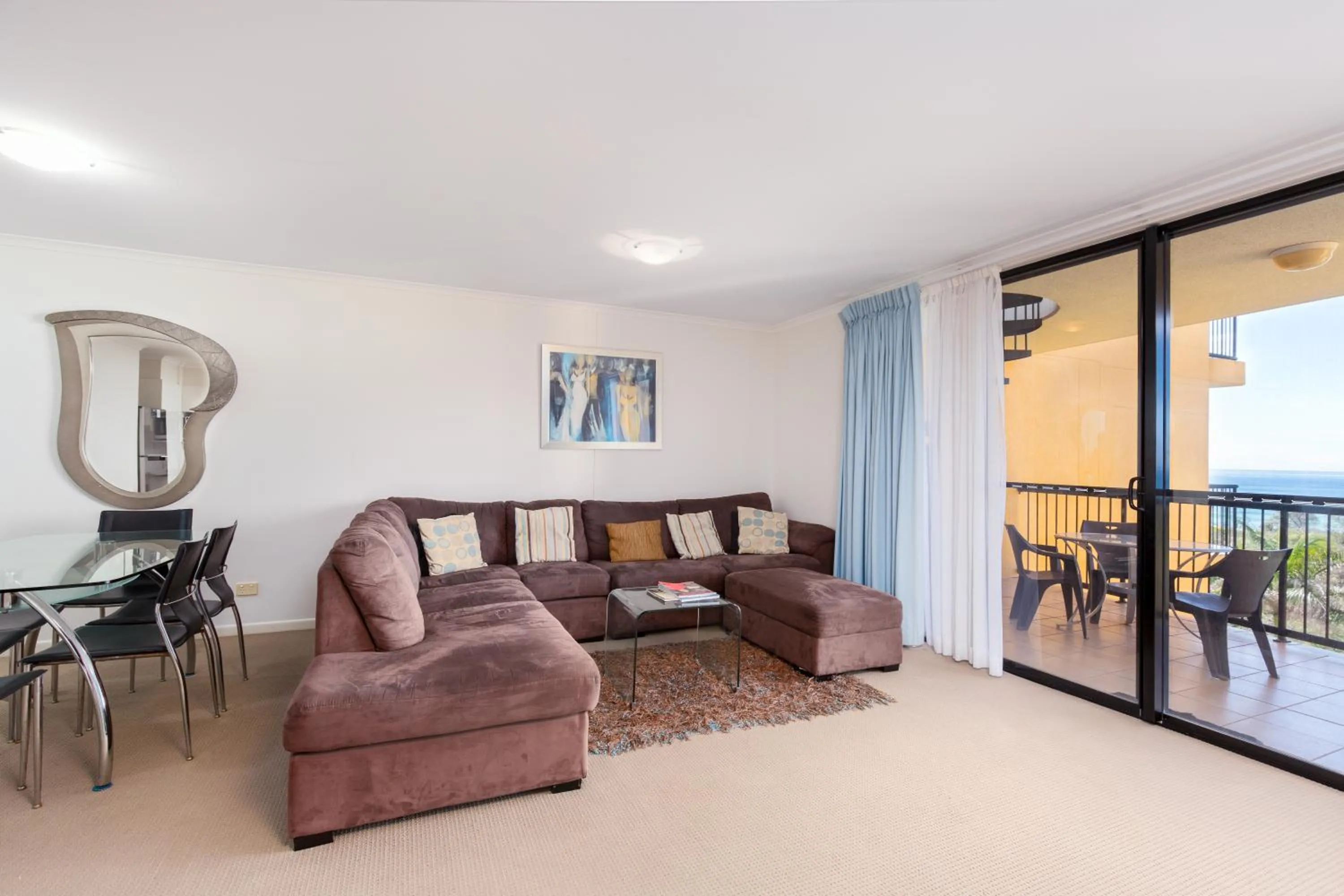 Living room in Marcoola Beach Resort
