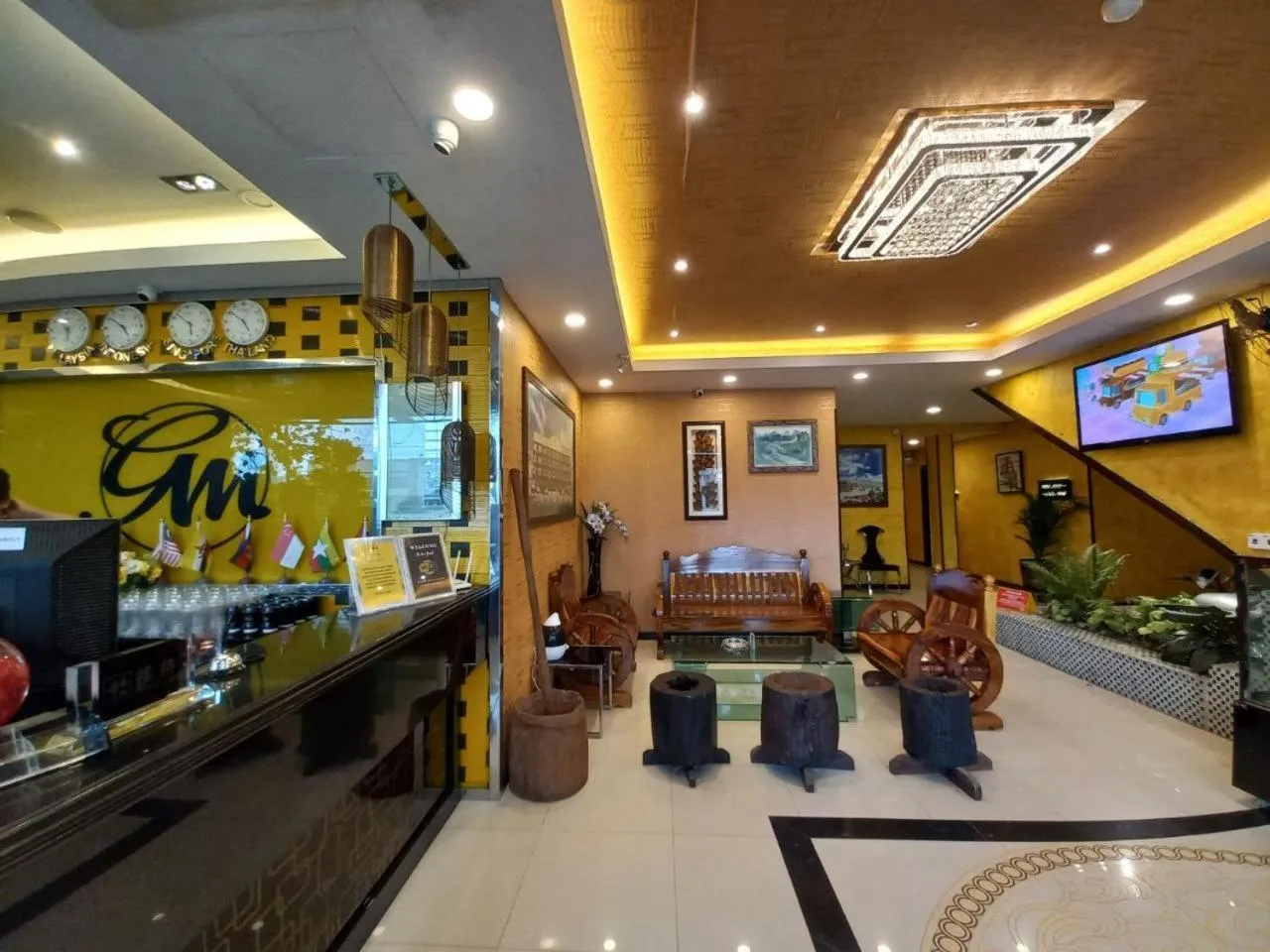 Lobby or reception in GM Hotel