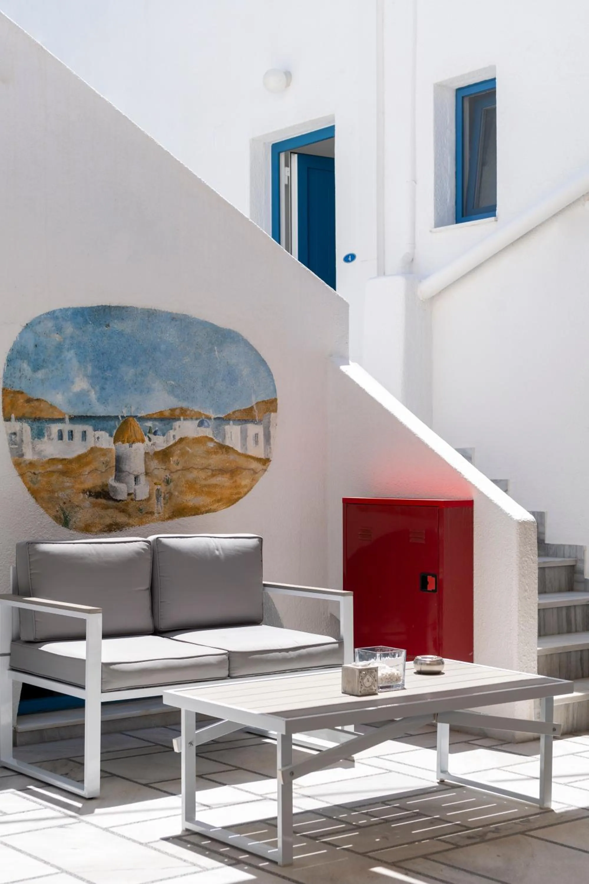 Patio in Ayeri Hotel