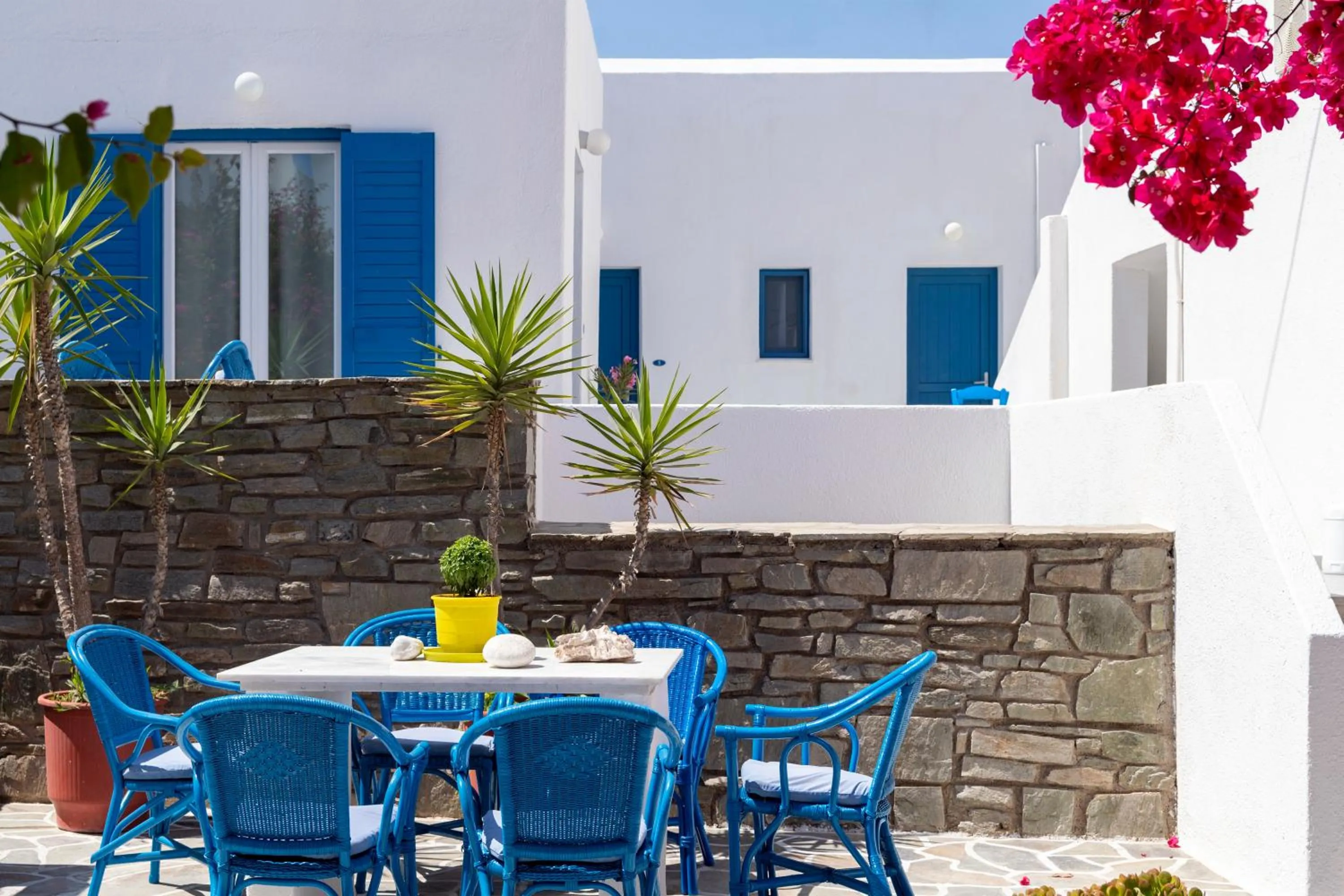 Patio in Ayeri Hotel