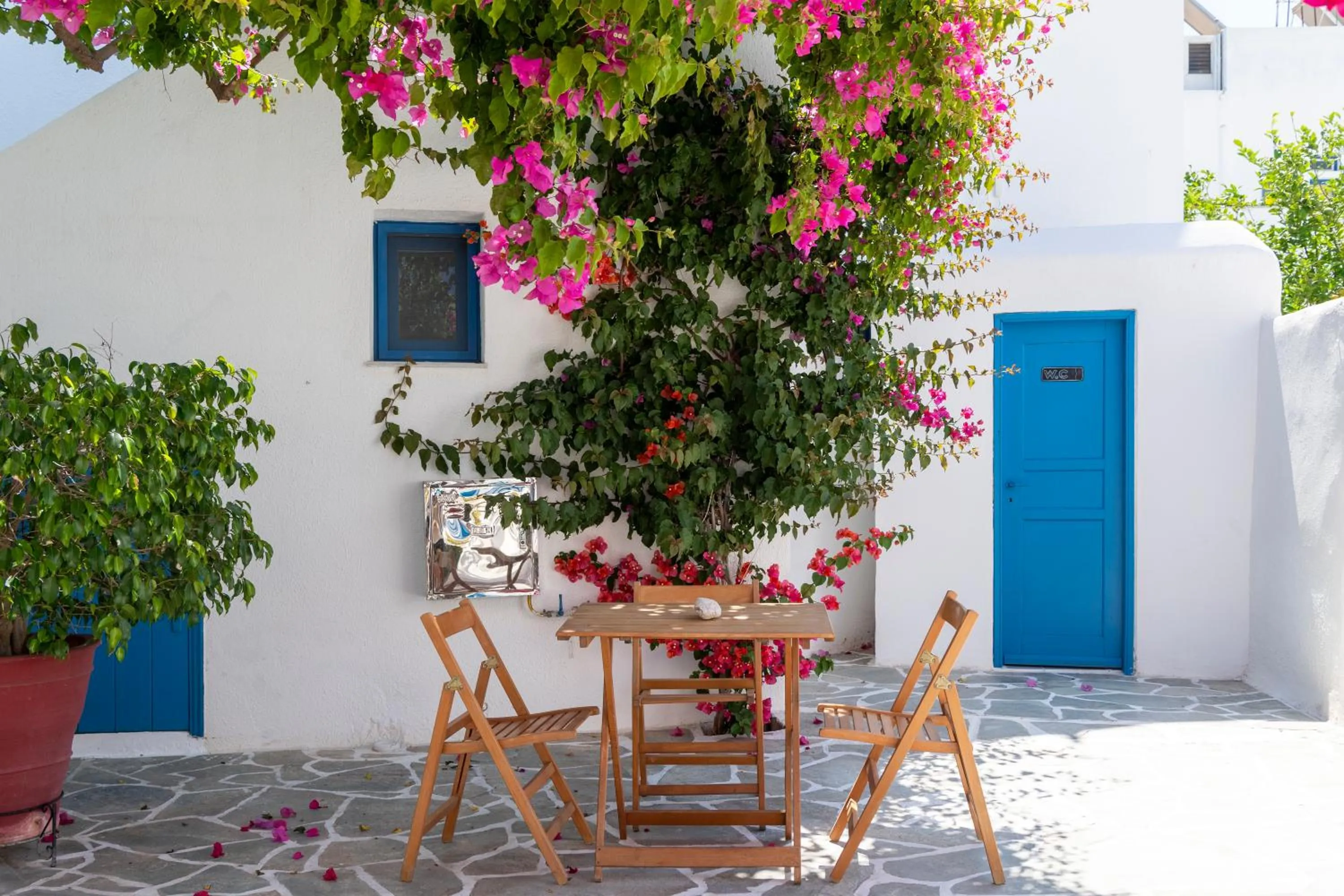 Patio in Ayeri Hotel