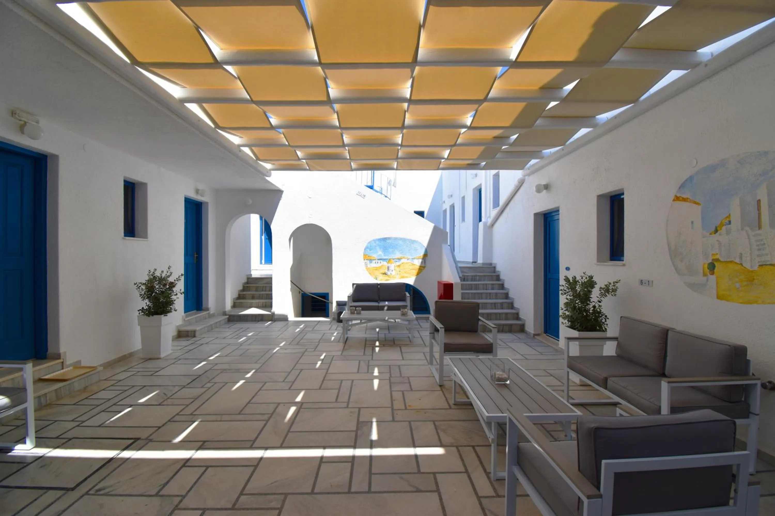 Patio in Ayeri Hotel