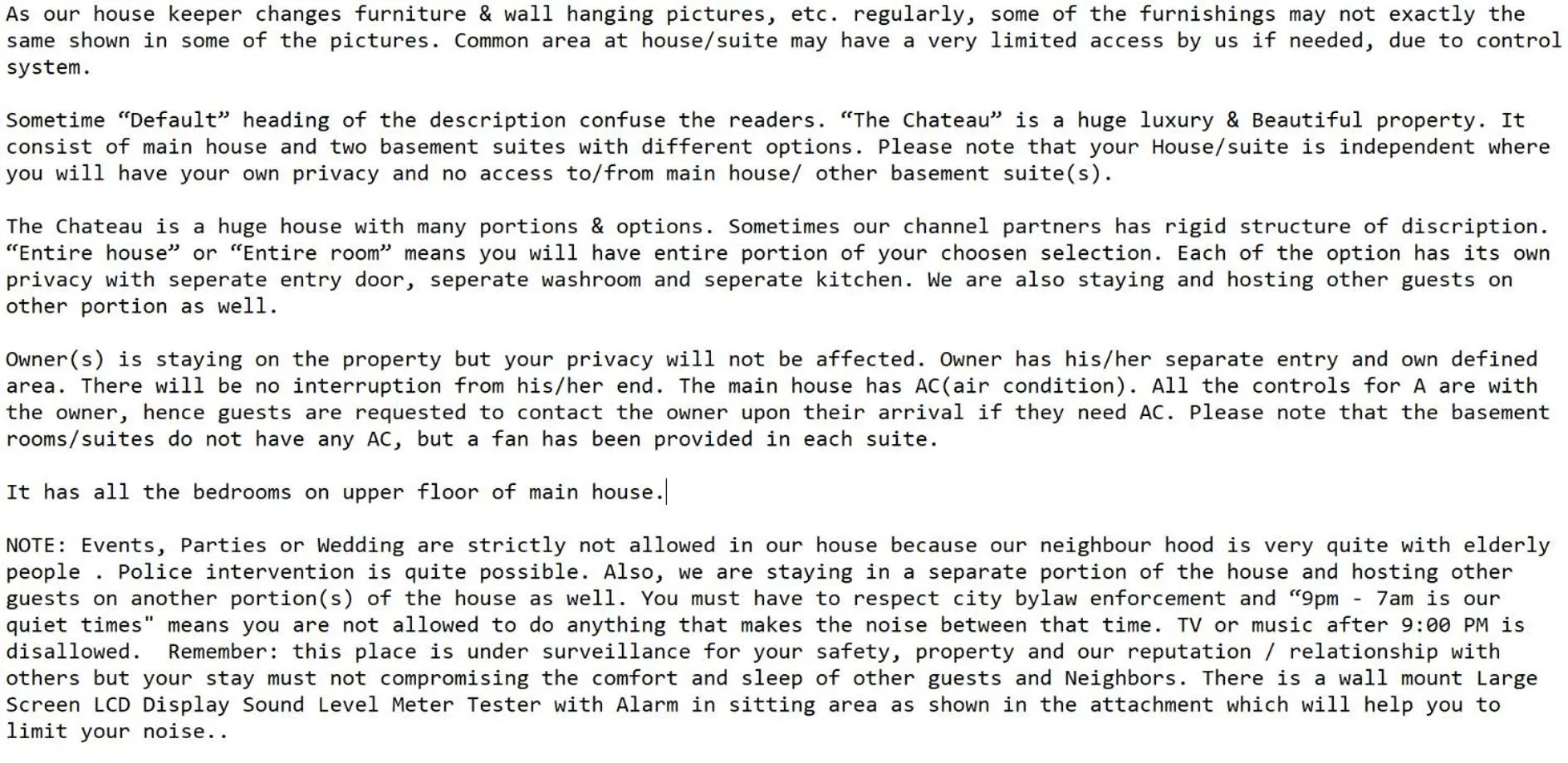 Property building in The Chateau