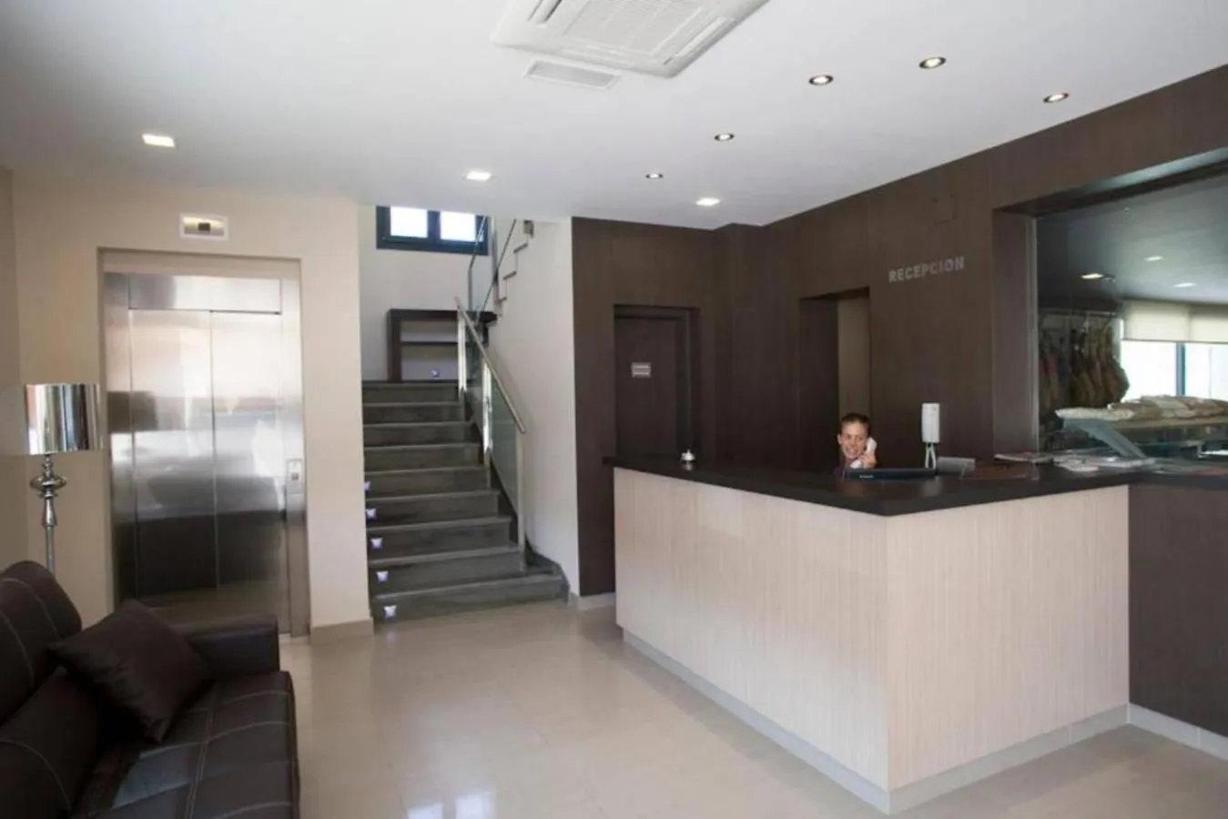 Lobby or reception in Hotel Restaurante El Corte