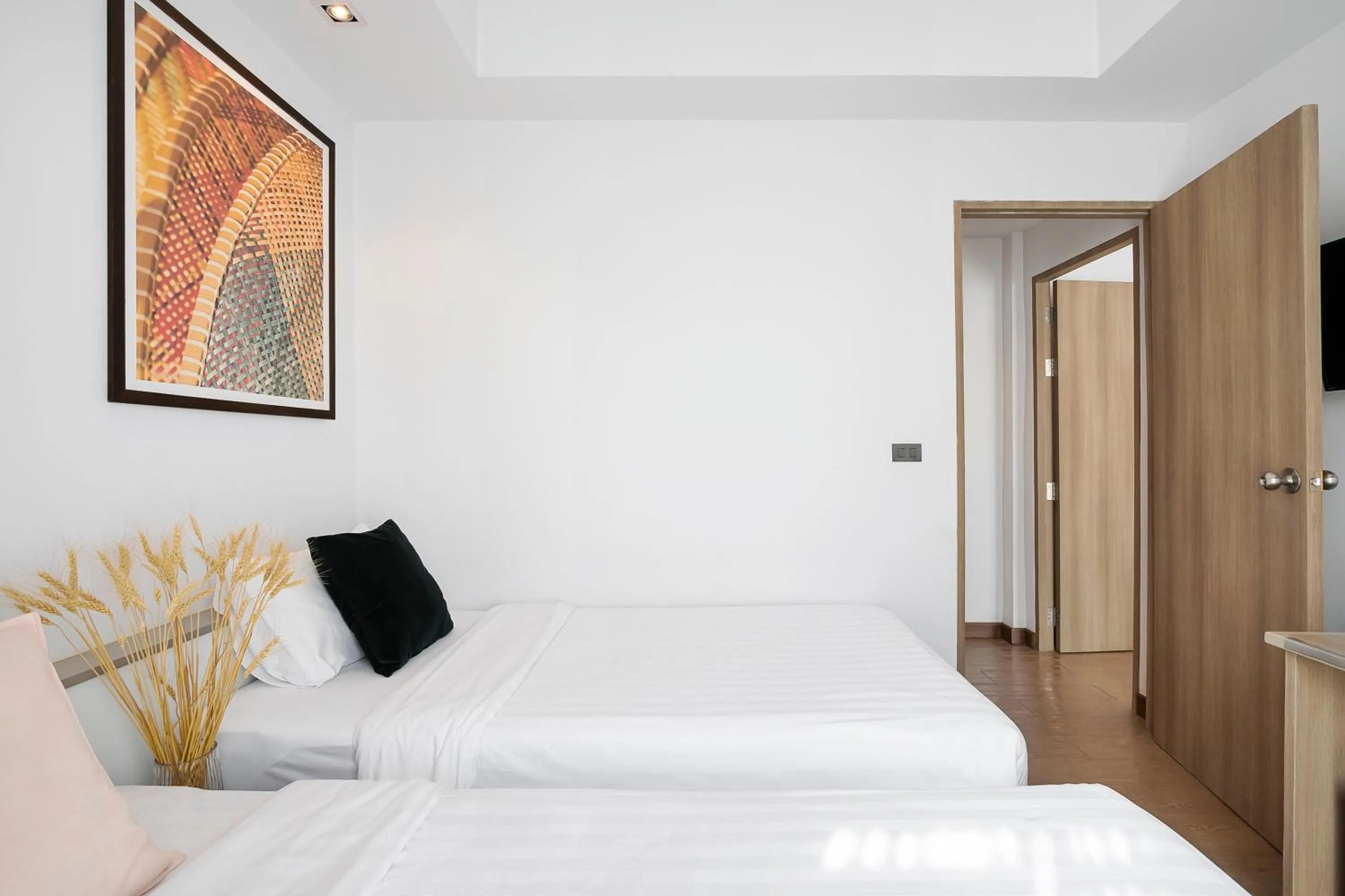 Bed in Darley Hotel Chiangmai