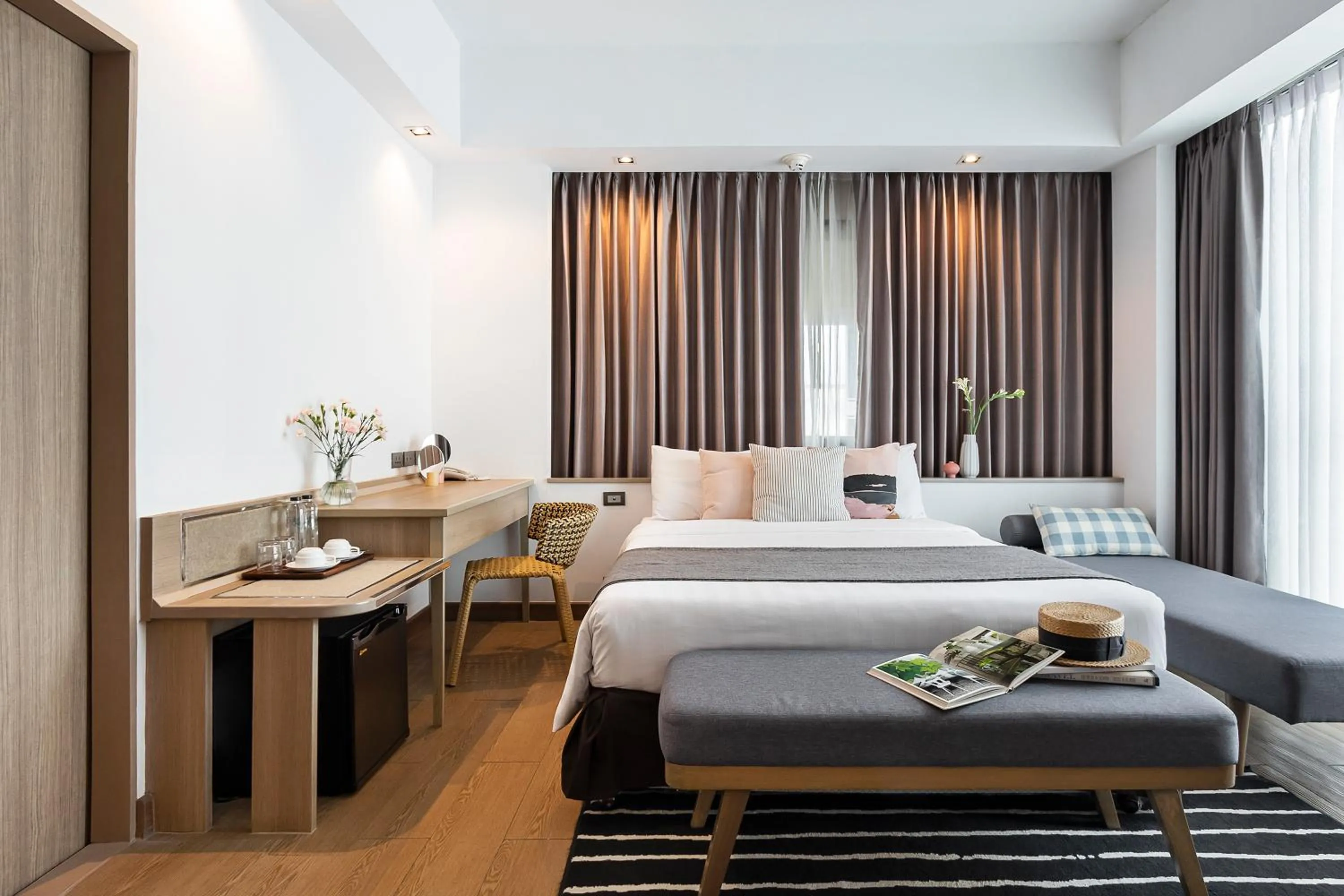 Bed in Darley Hotel Chiangmai