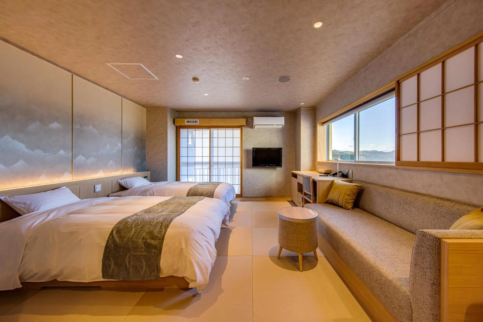 Bed in Stay View Ikaho