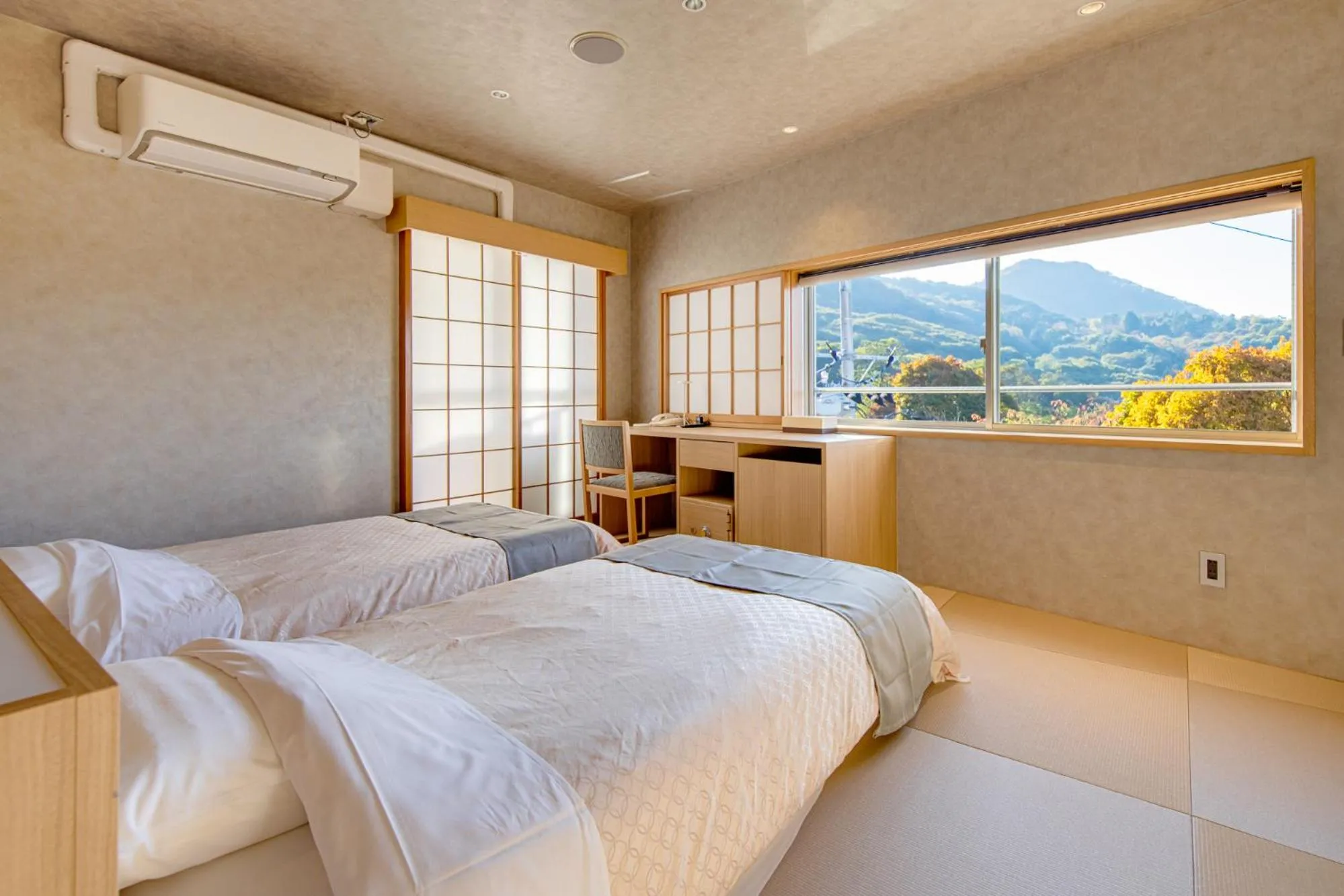 Bed in Stay View Ikaho