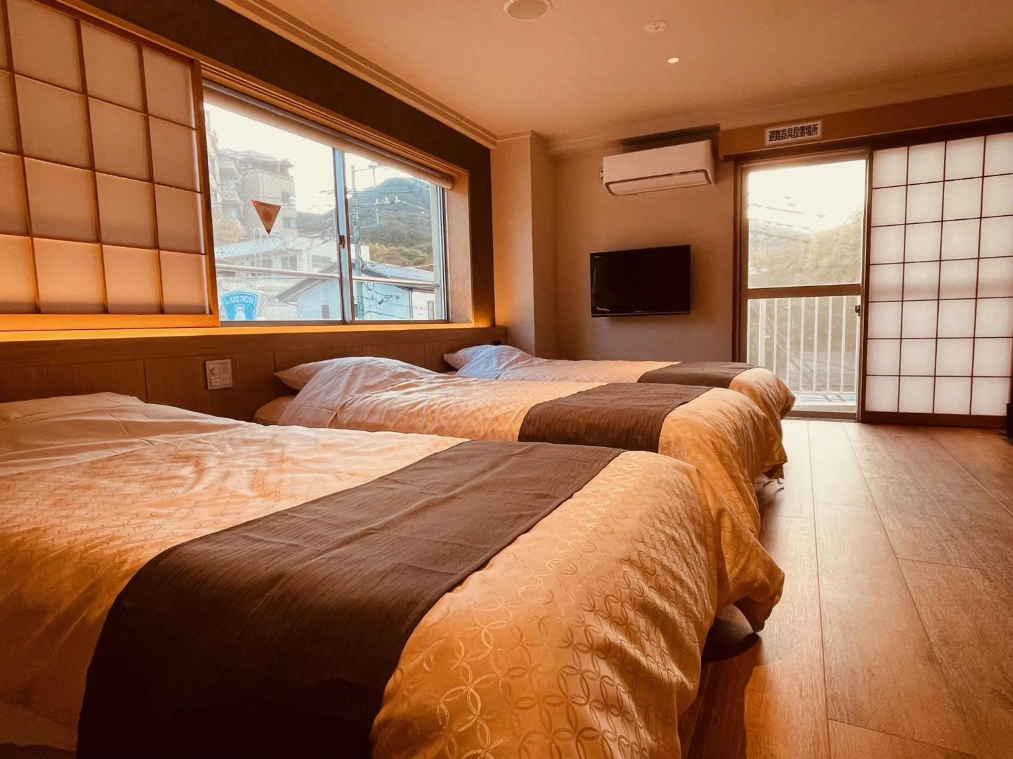 Bed in Stay View Ikaho