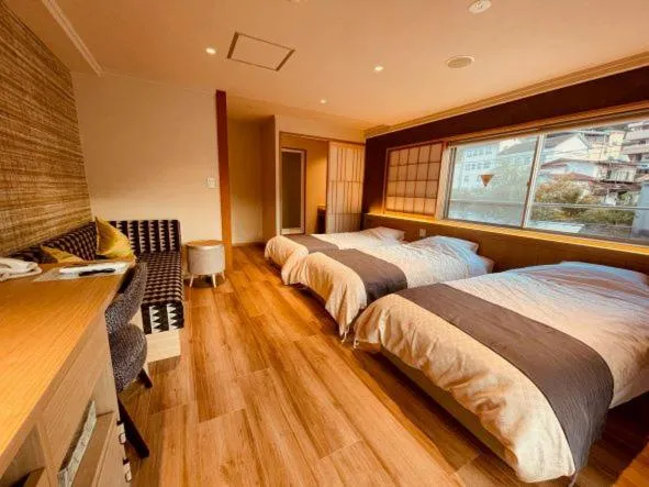 Bed in Stay View Ikaho