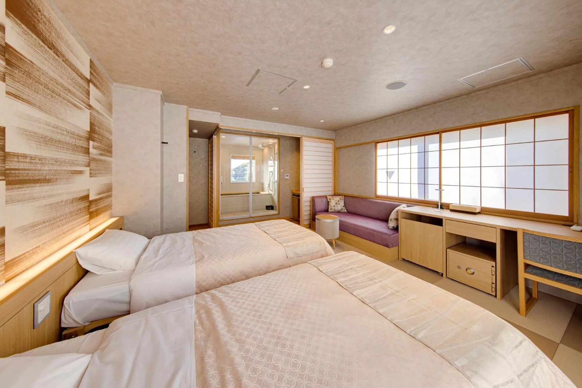 Bed in Stay View Ikaho