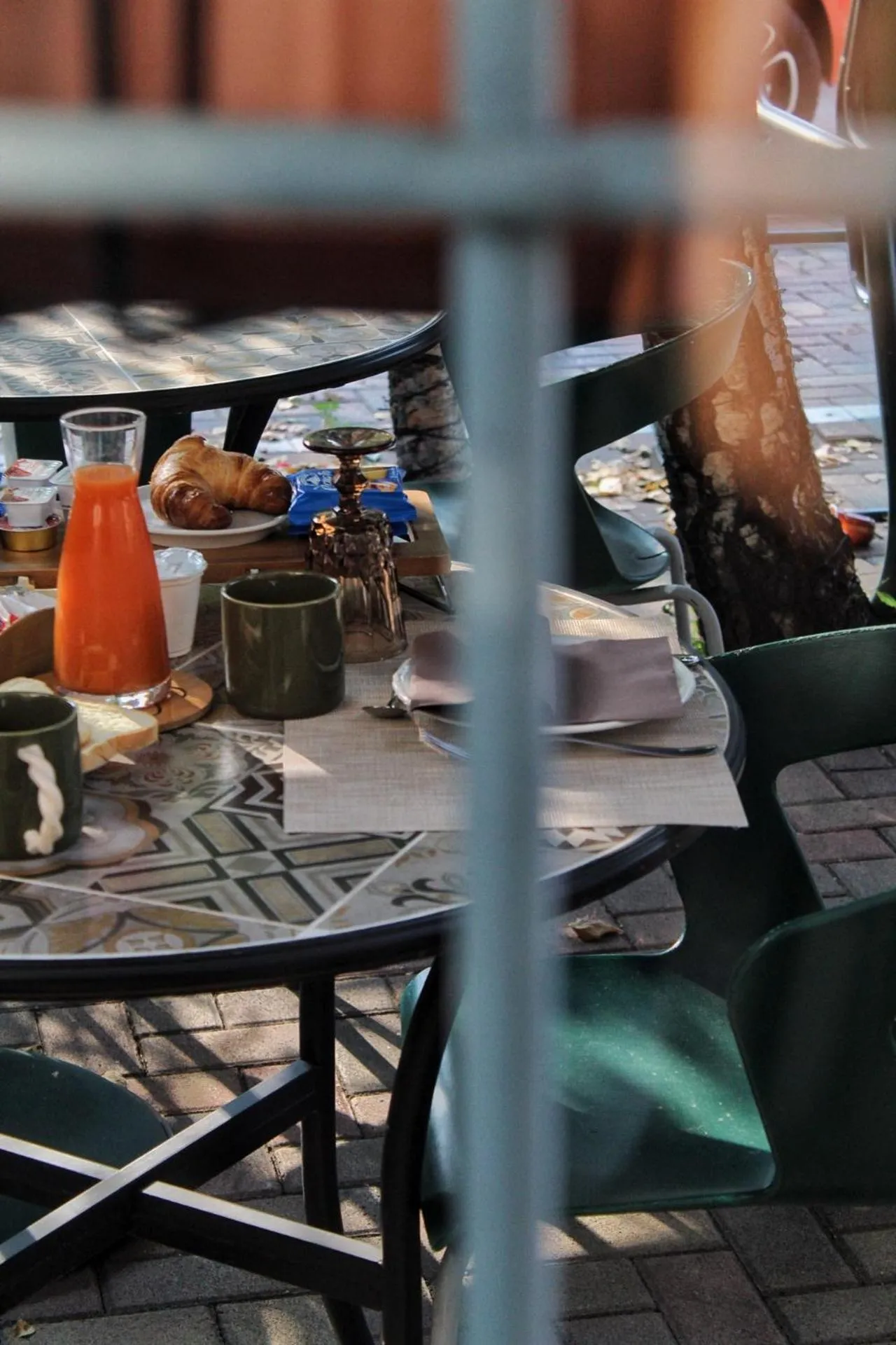 Continental breakfast in Baby Hotel