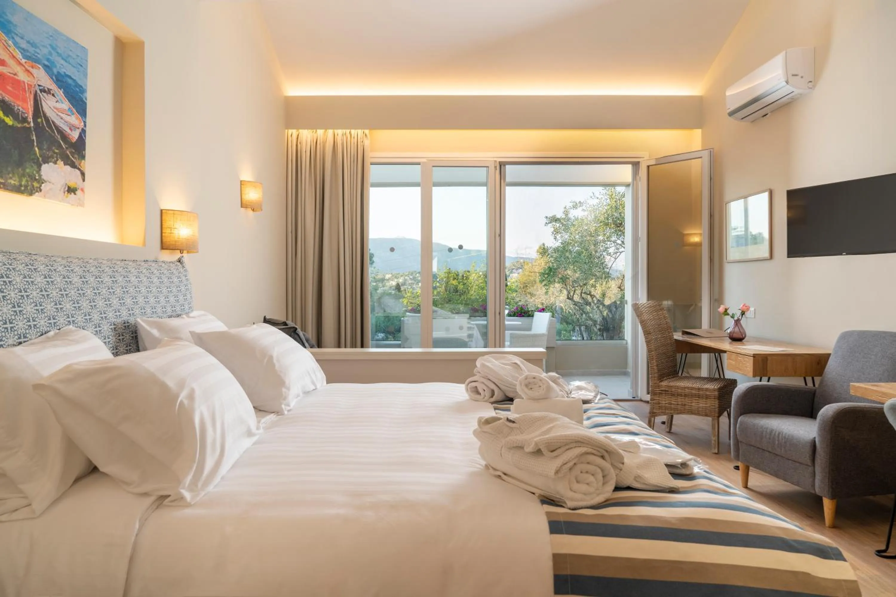 Bed in Art Hotel Debono