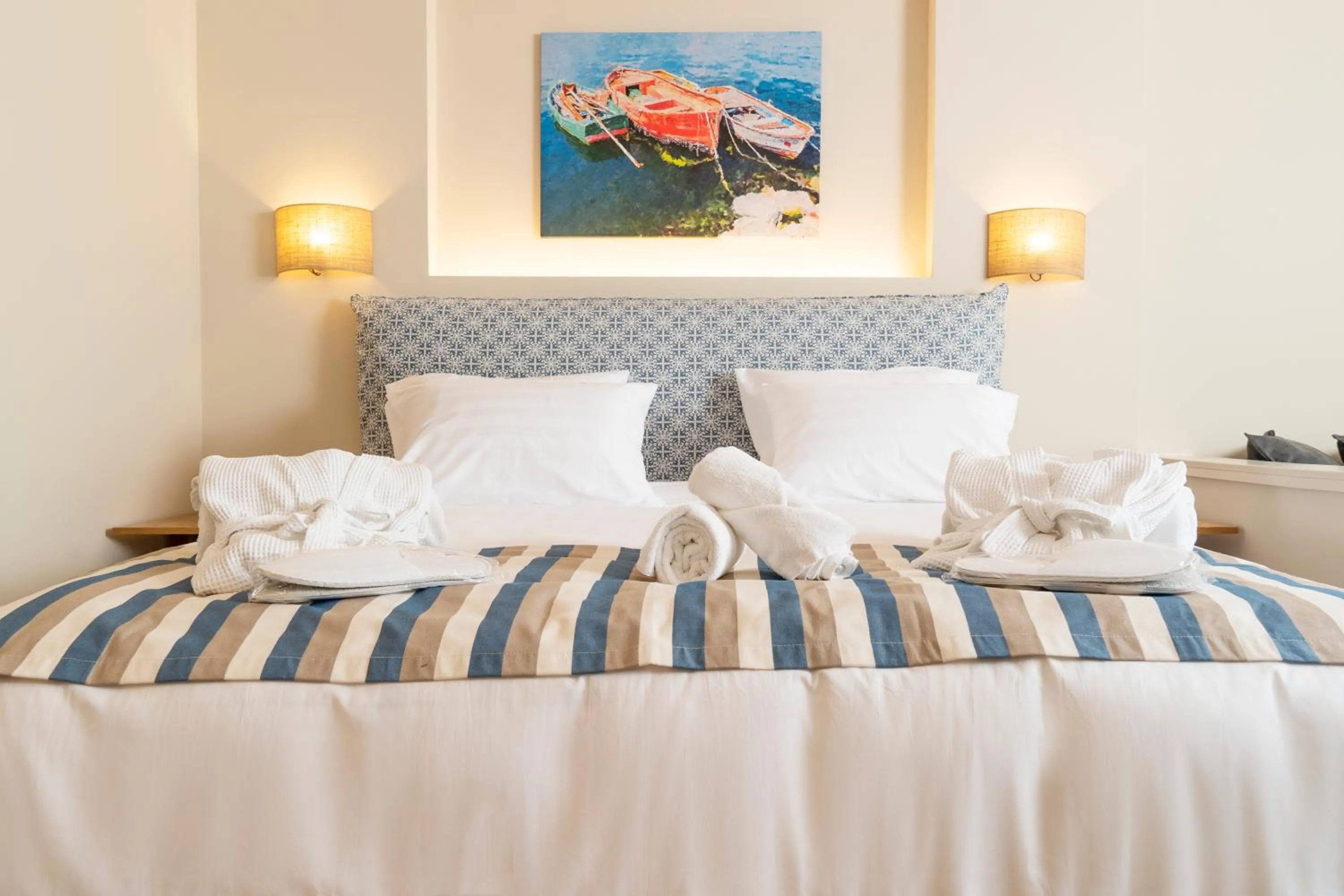 Bed in Art Hotel Debono