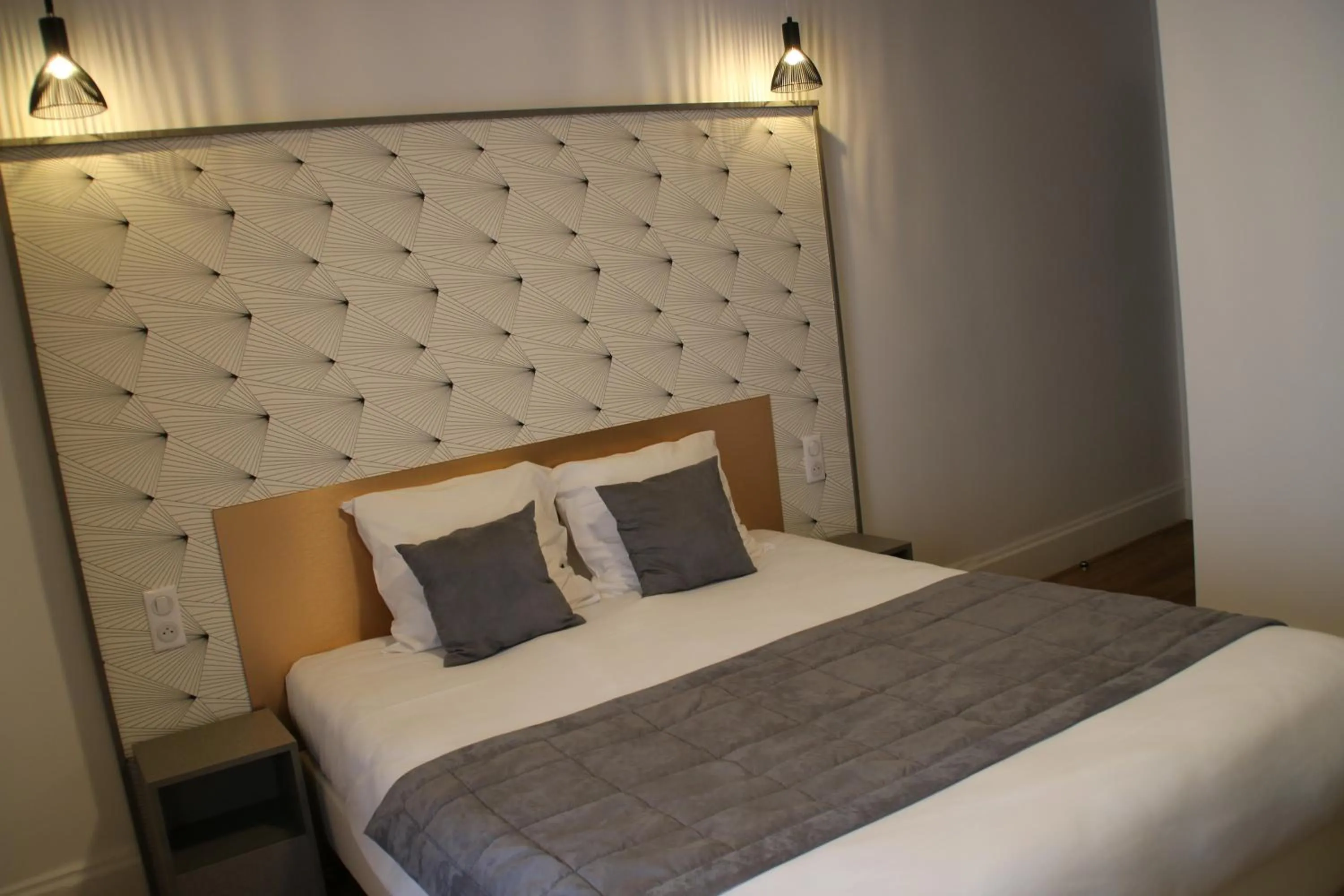 Bed in Hotel Saint Vincent