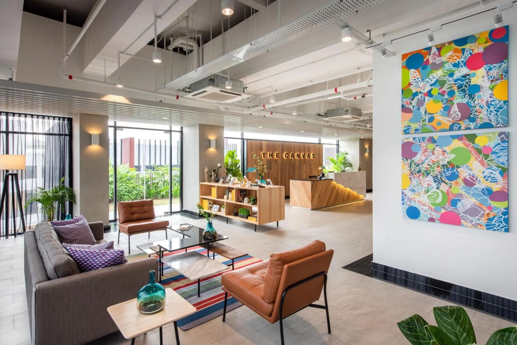 Living room in The Canvas Hotel