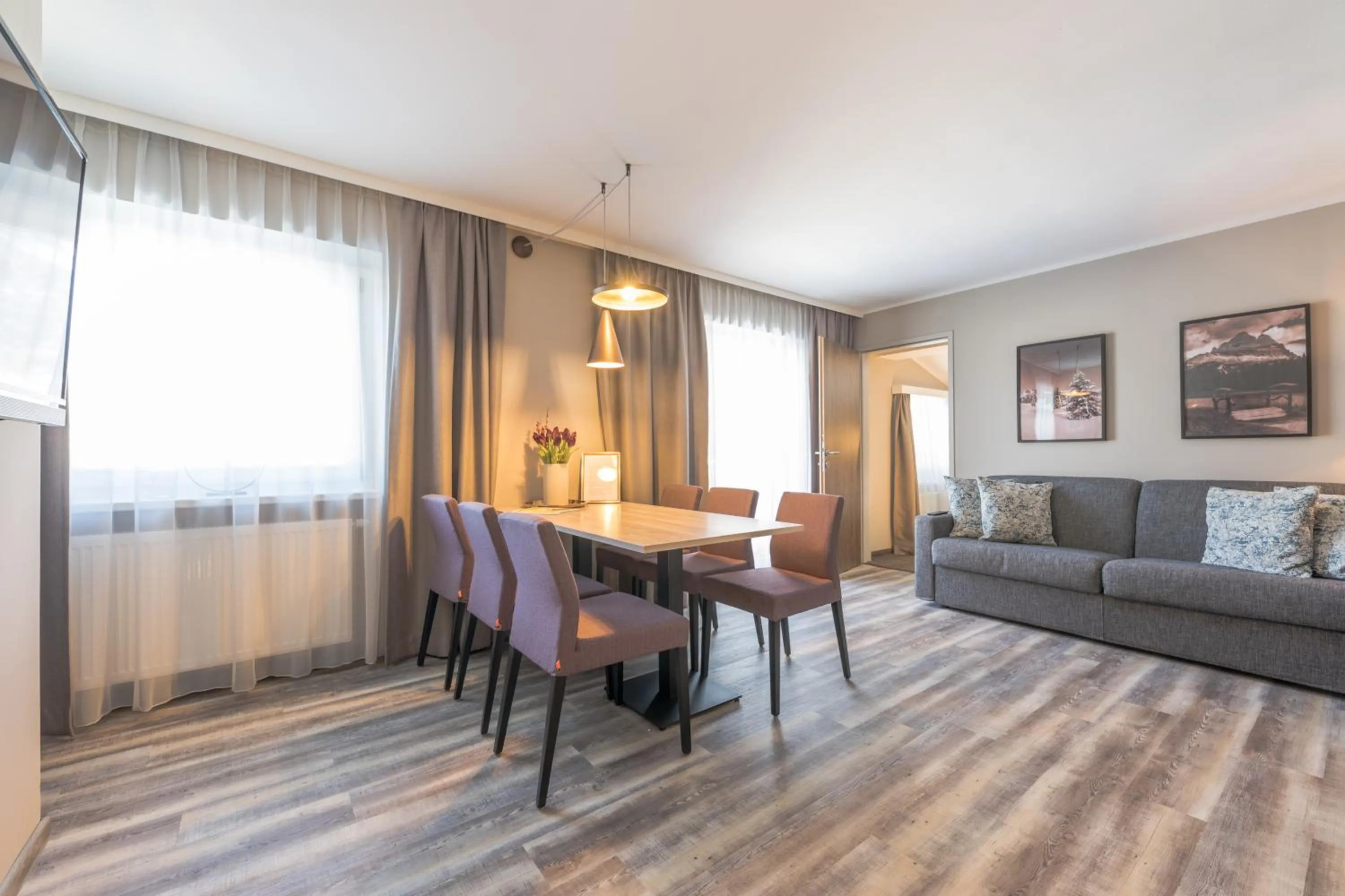 Living room in LakeSide Apartments Seefeld