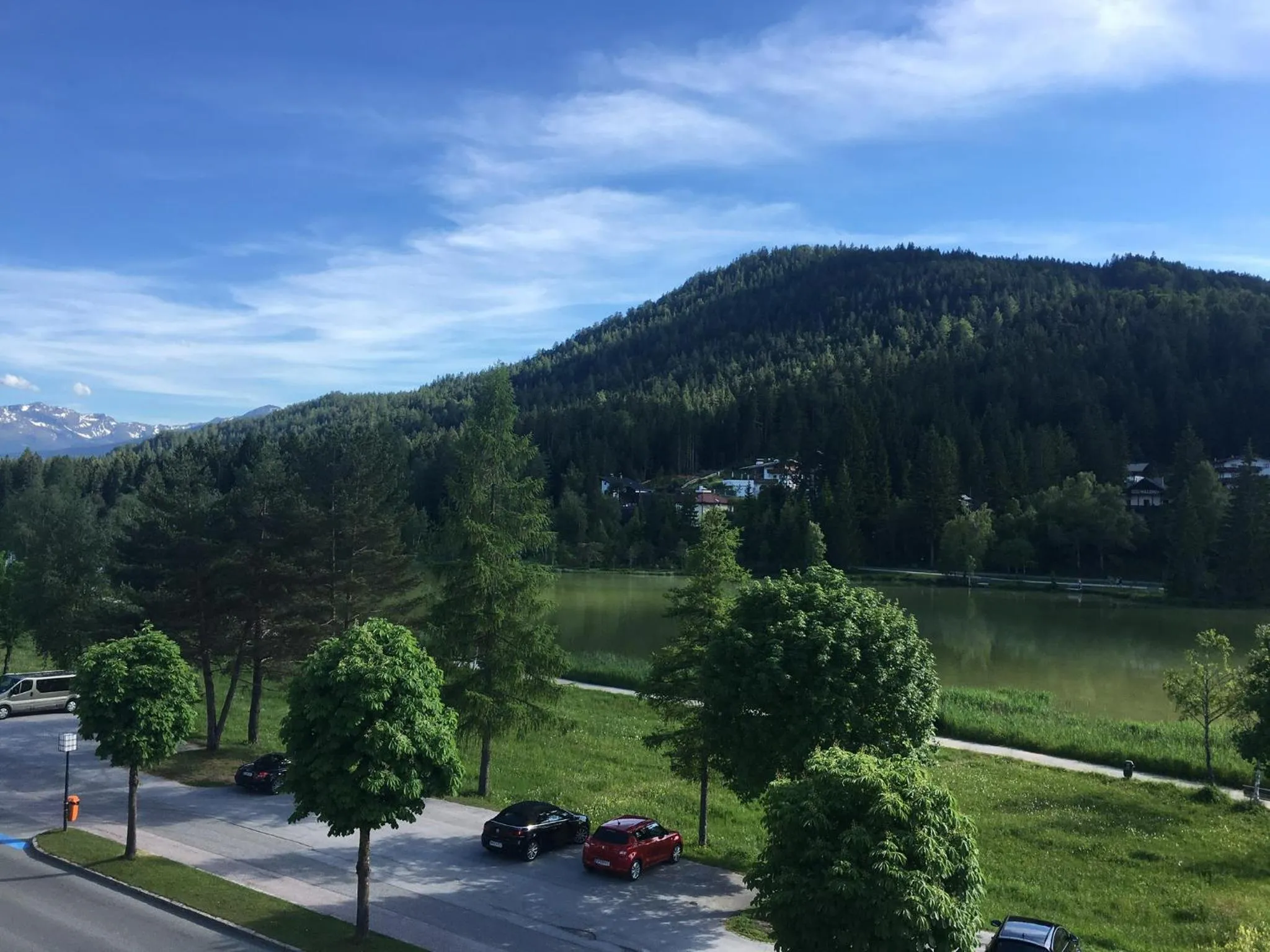 Garden view in LakeSide Apartments Seefeld