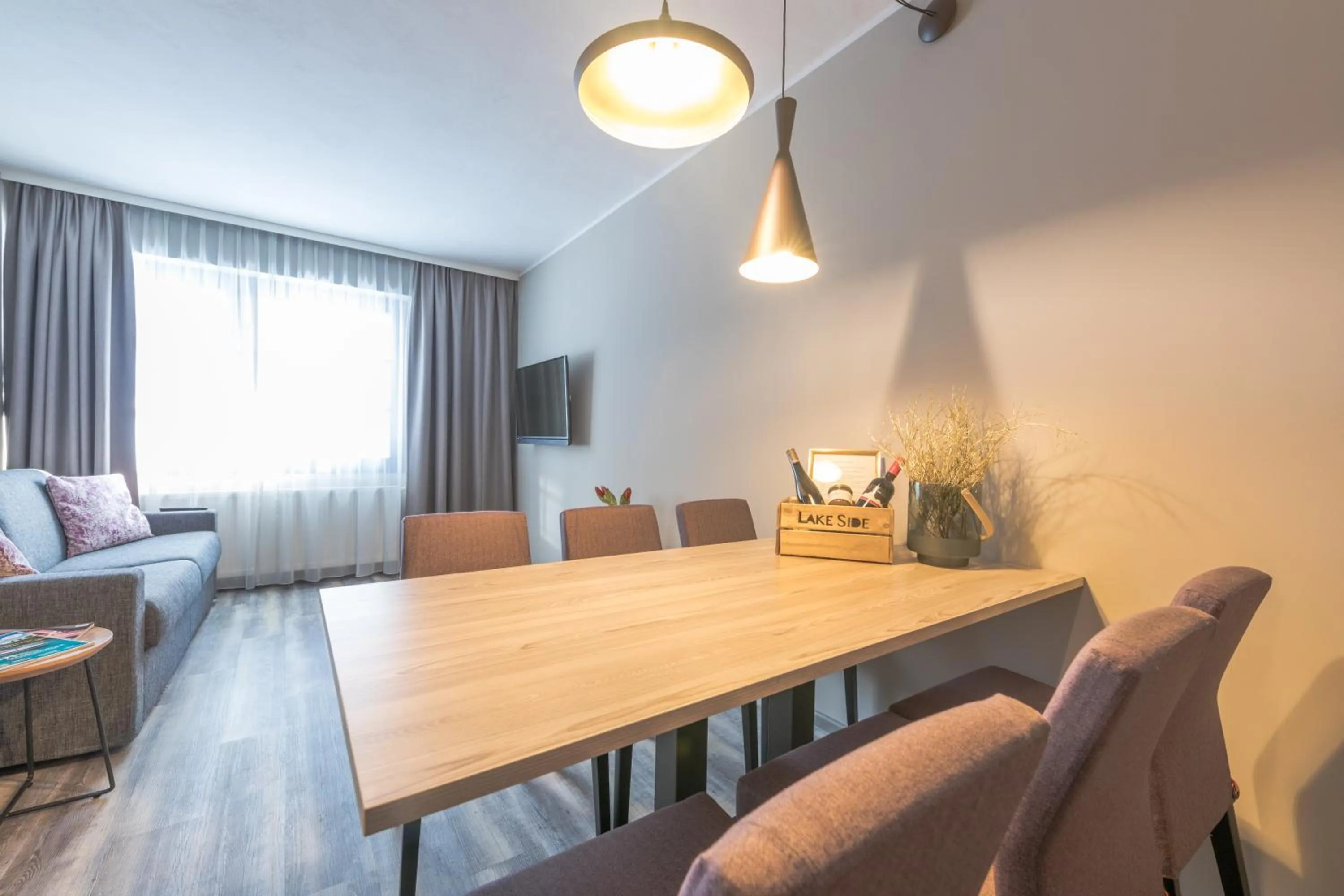 Living room in LakeSide Apartments Seefeld