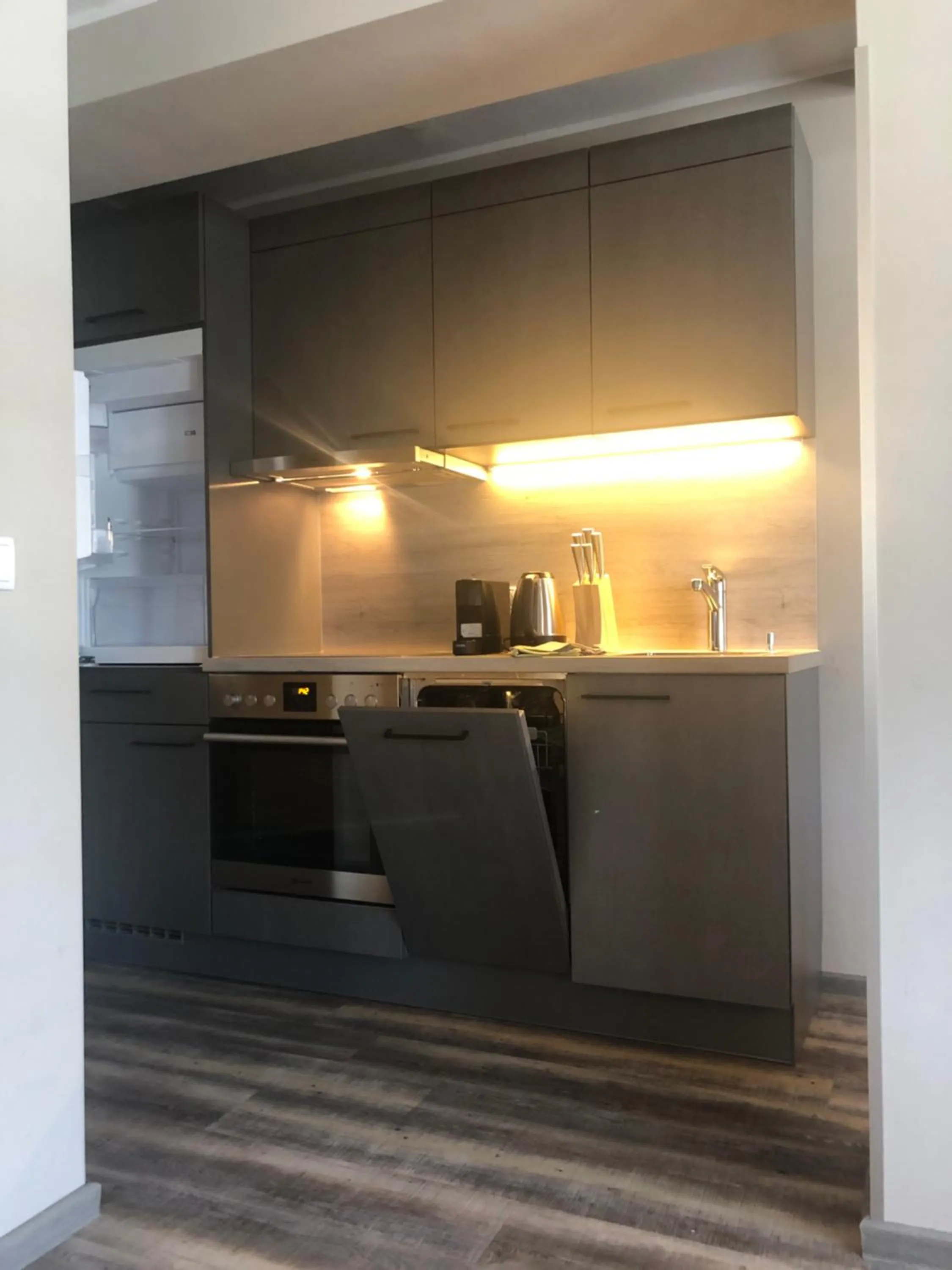 Kitchen or kitchenette in LakeSide Apartments Seefeld