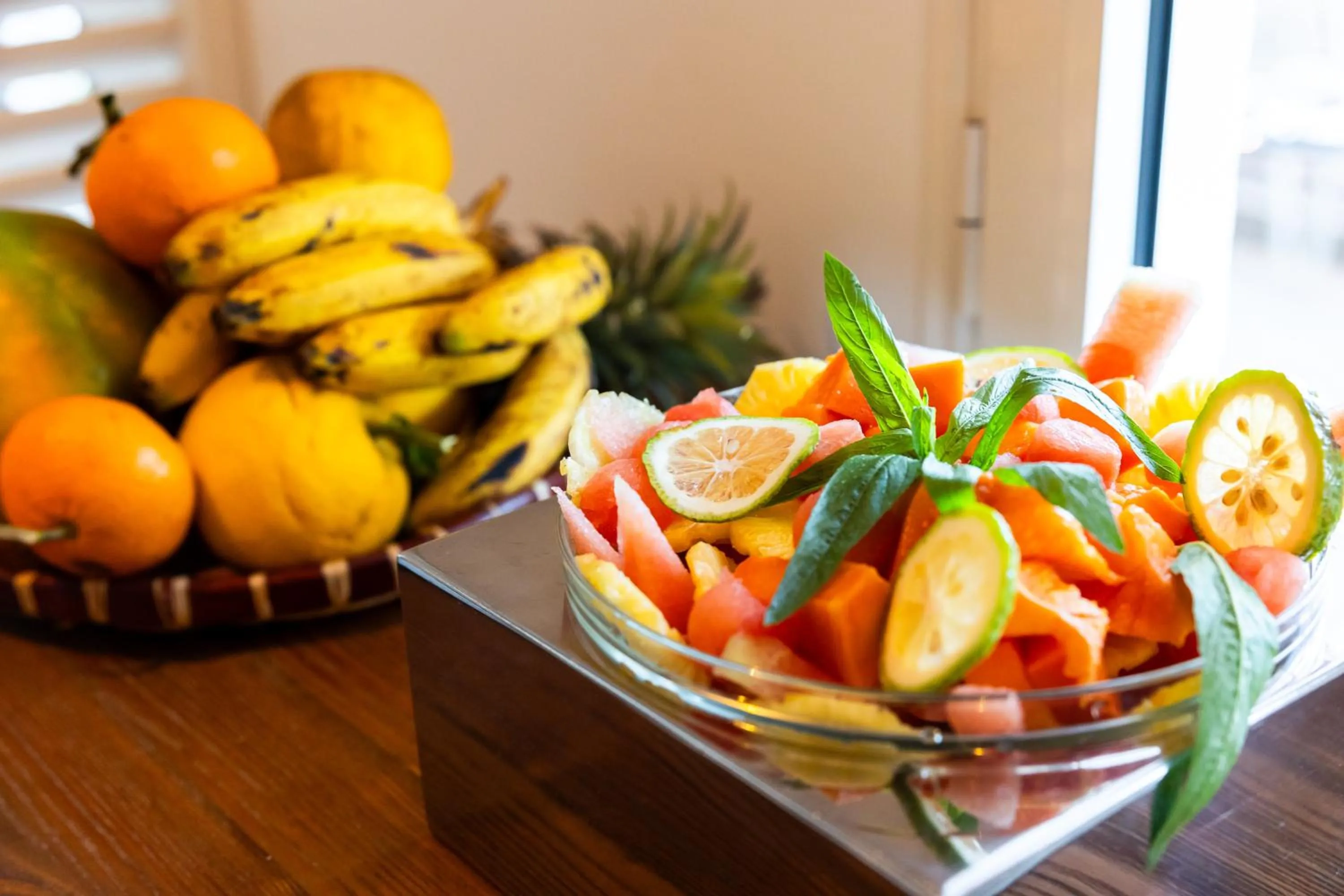 Buffet breakfast in Résidence Tropic Appart Hotel