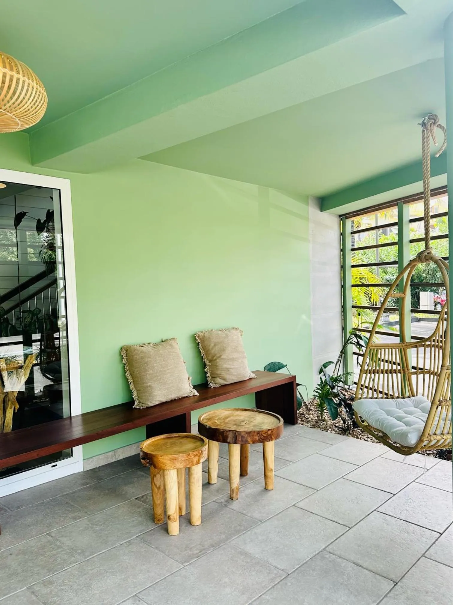 Patio in Résidence Tropic Appart Hotel