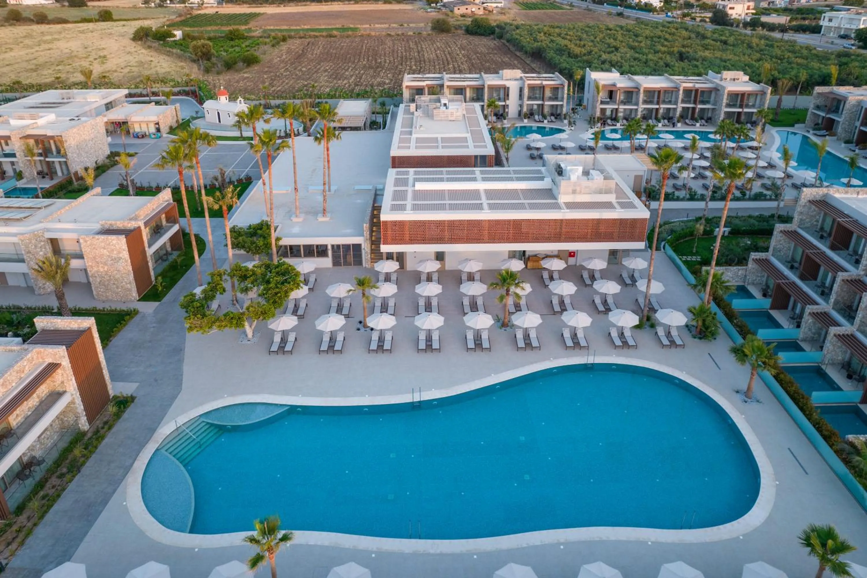Pool view in Utopia Blu Hotel