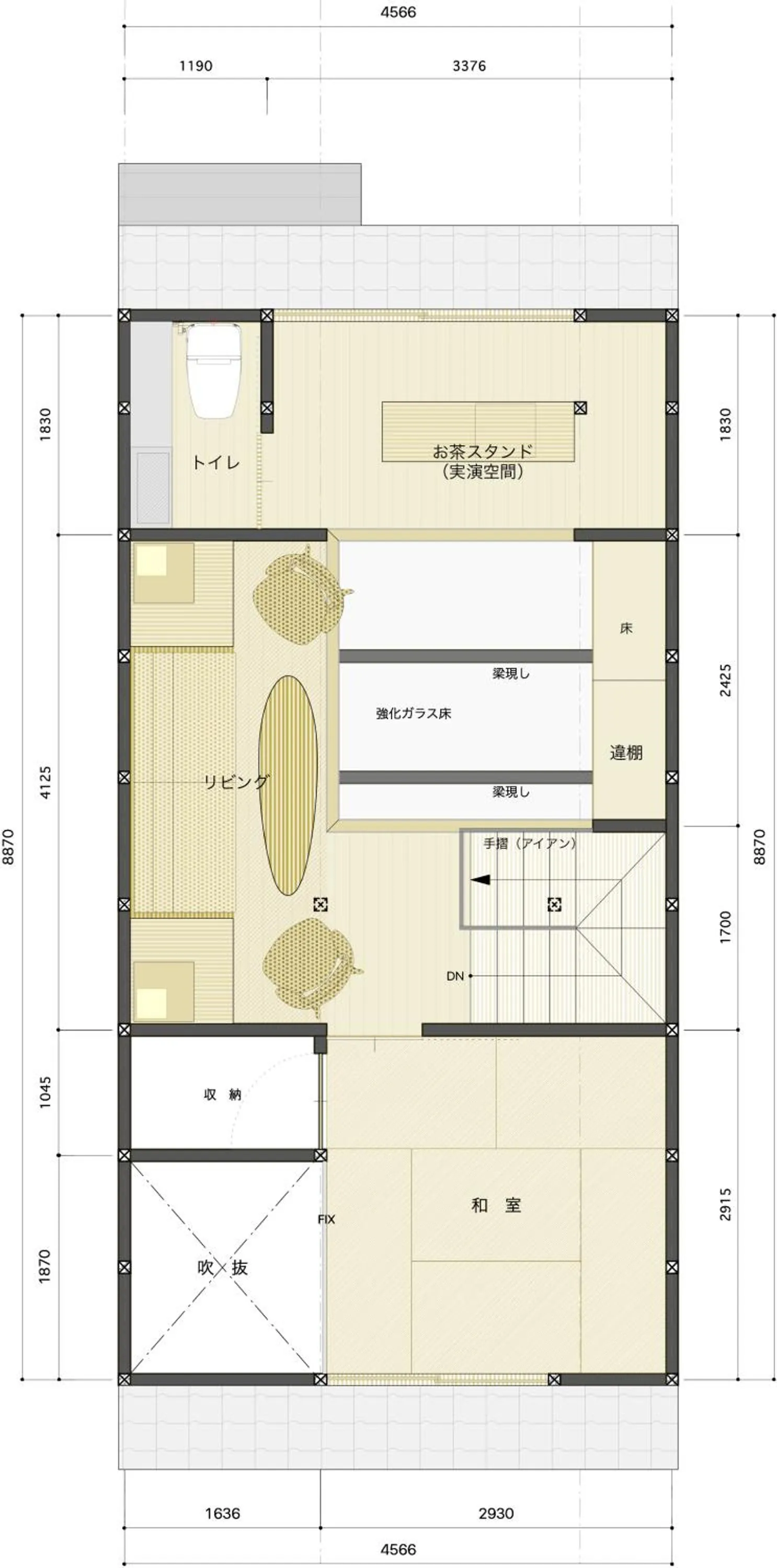 Floor plan in Kiraku Kyoto Honmachi
