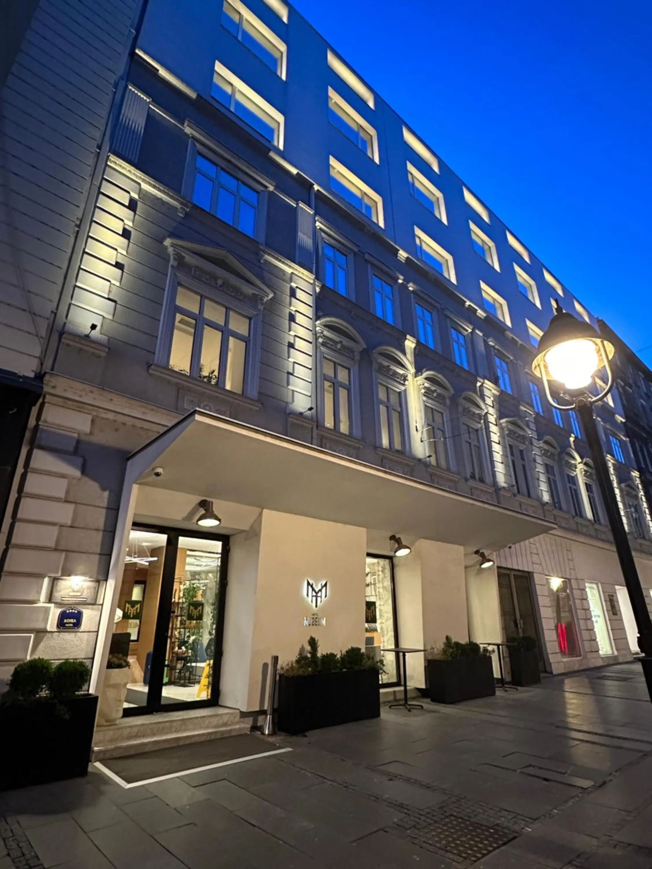 Facade/entrance in Boutique Hotel Museum