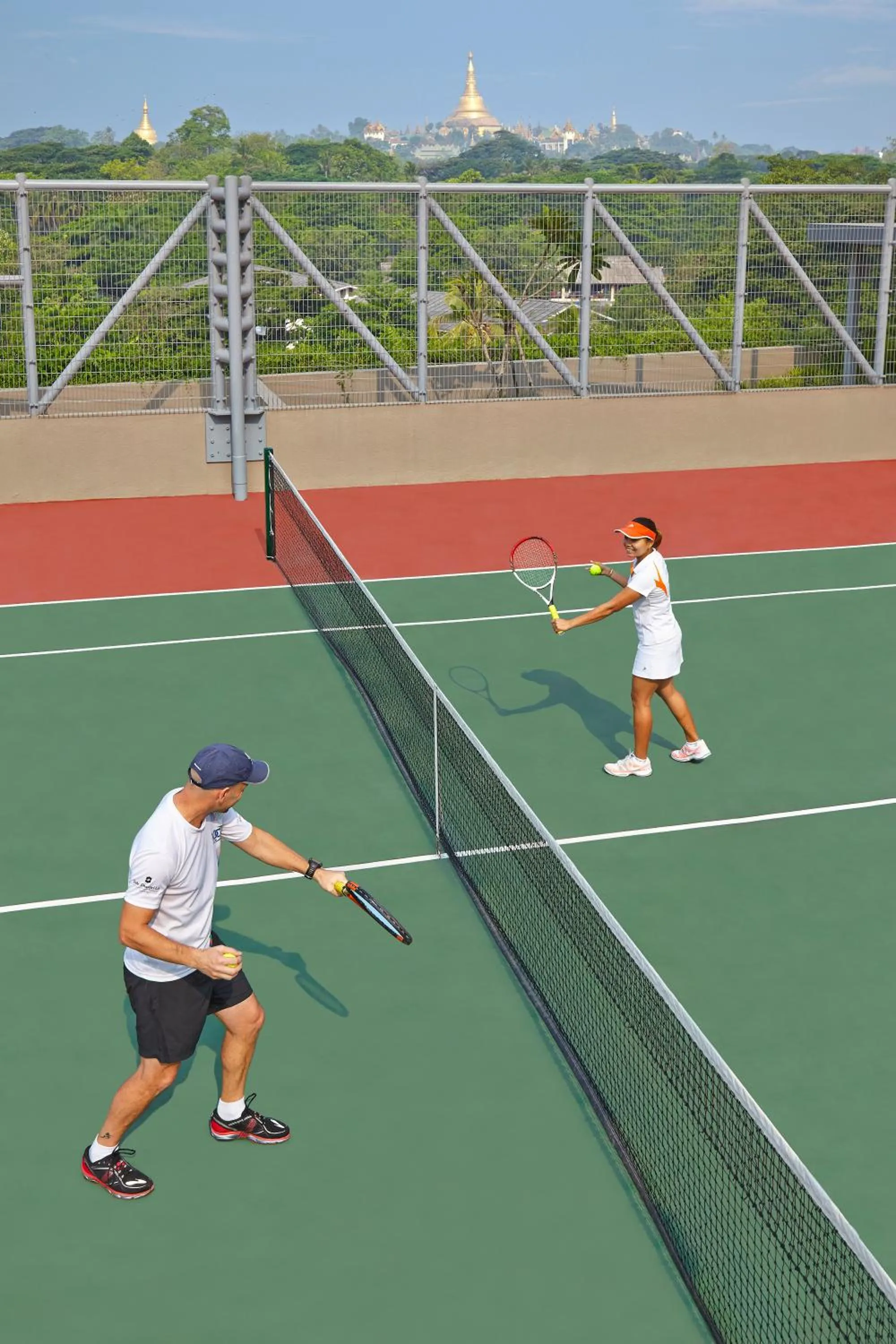 People in Shangri-La Serviced Apartments, Yangon